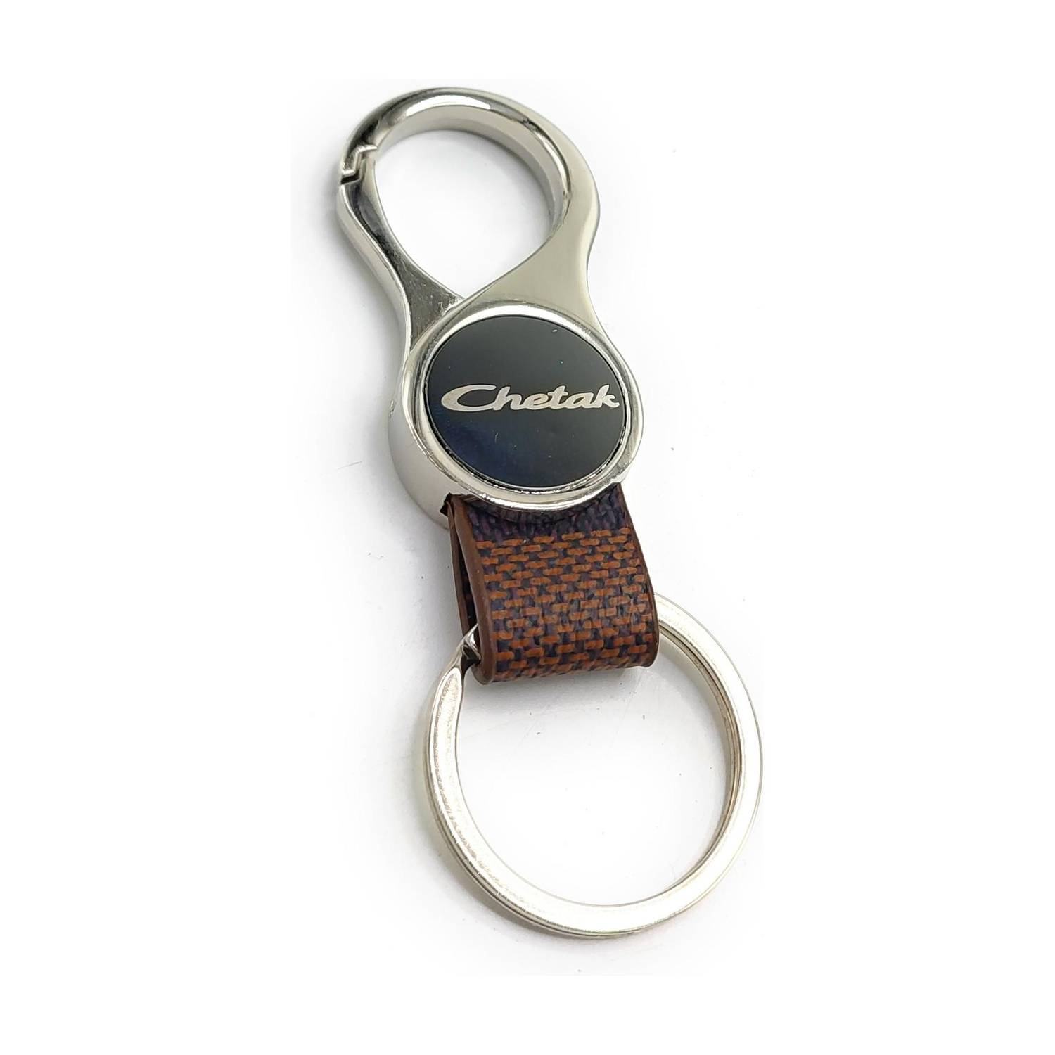Jdp Novelty Leather Metal Keychain for Bajaj Chetak - Image 1