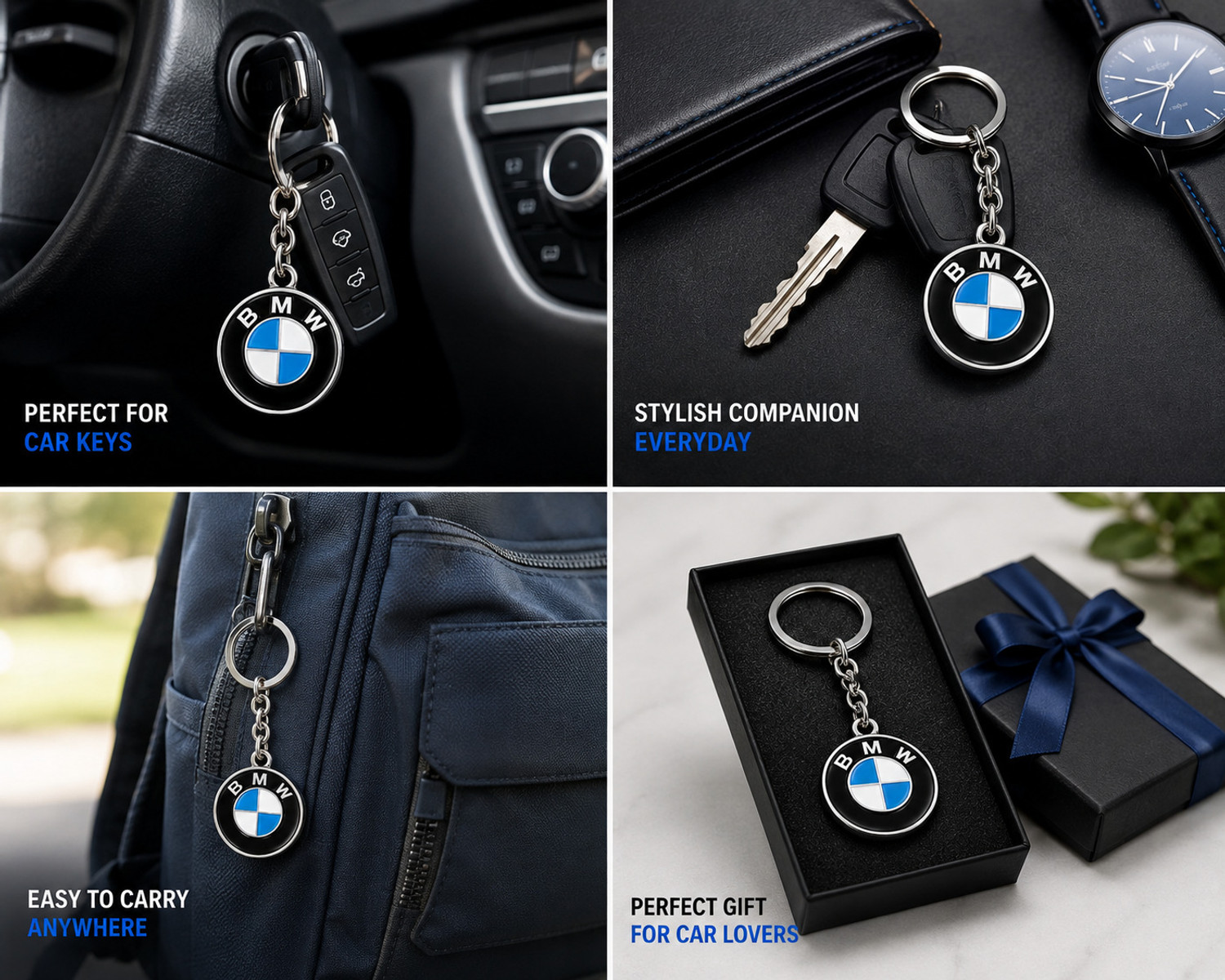 Image of KeyMan BMW Keychain for Cars And Bikes Key Chain