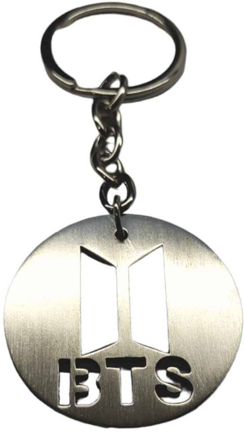RV Mart KPOP BTS Army Round Metal Circle With Logo Keychain Key