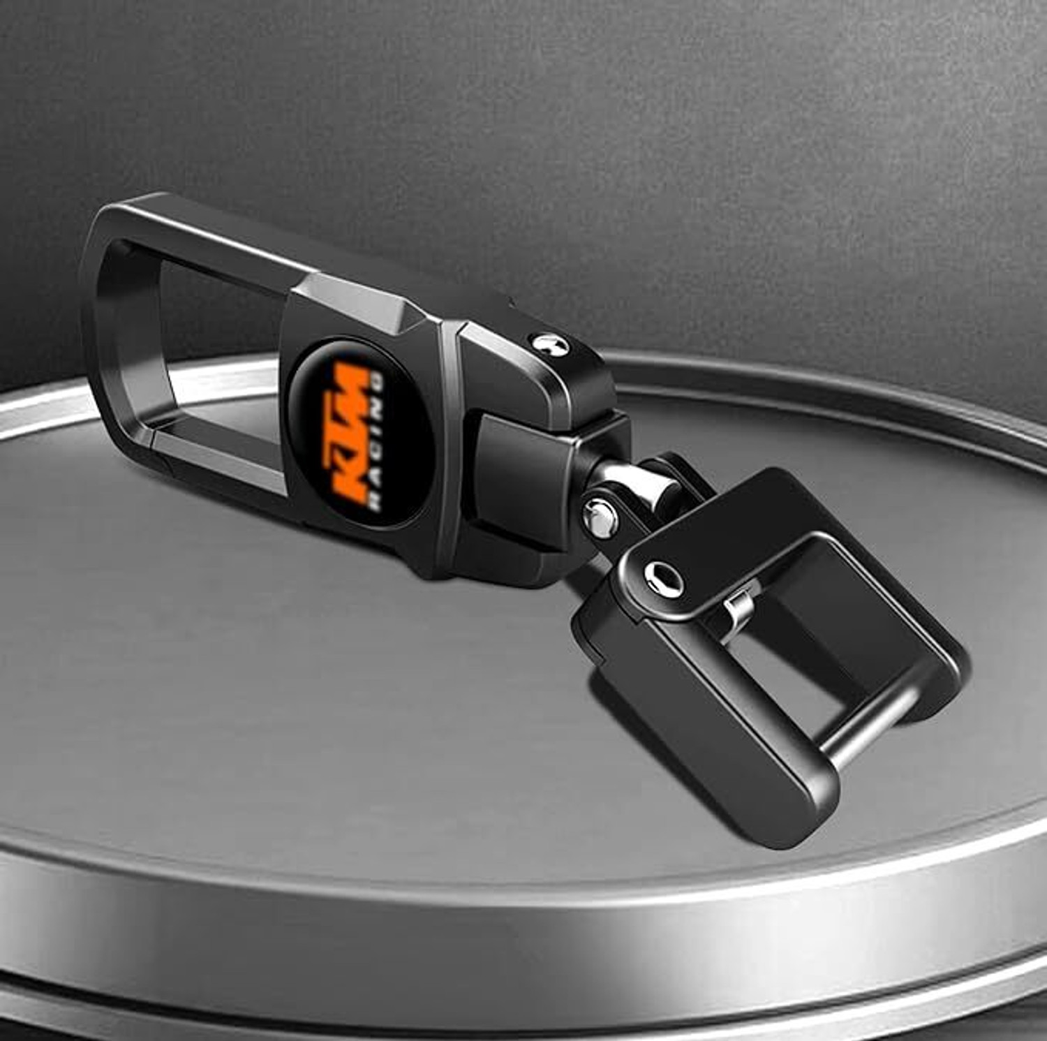 Image of Keycraft Metal Keychain compatible with KTM Motorcycles Key Chain