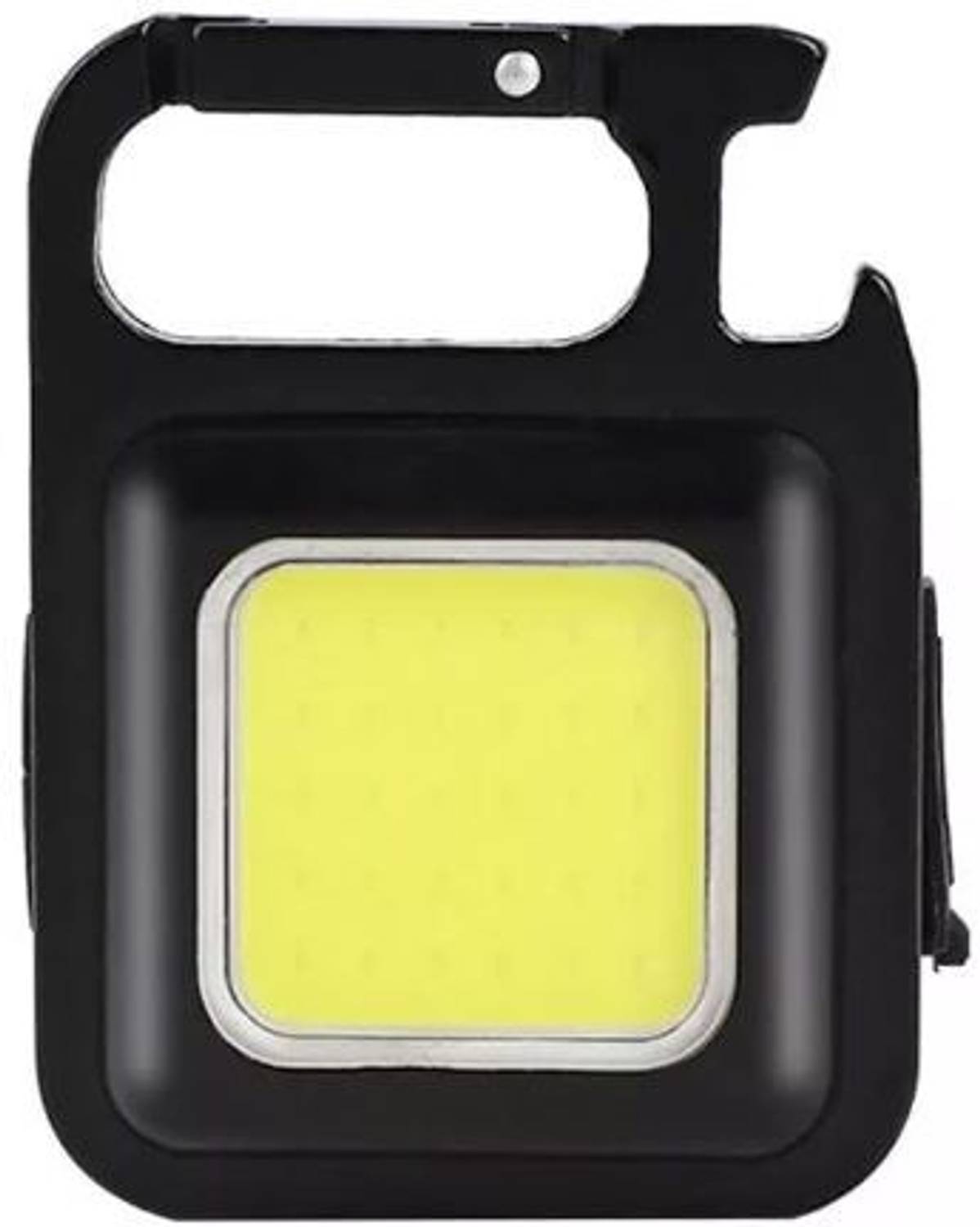 ALVARIO Mini Flashlights_USB_Rechargeable_light_with_keychain Torch Flash (Black) Key Chain