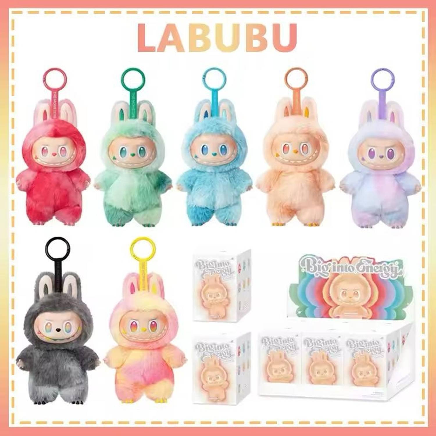 MARUTI ENTERPRISEE 3rd Generation Labubu Plush – Multi-Color 