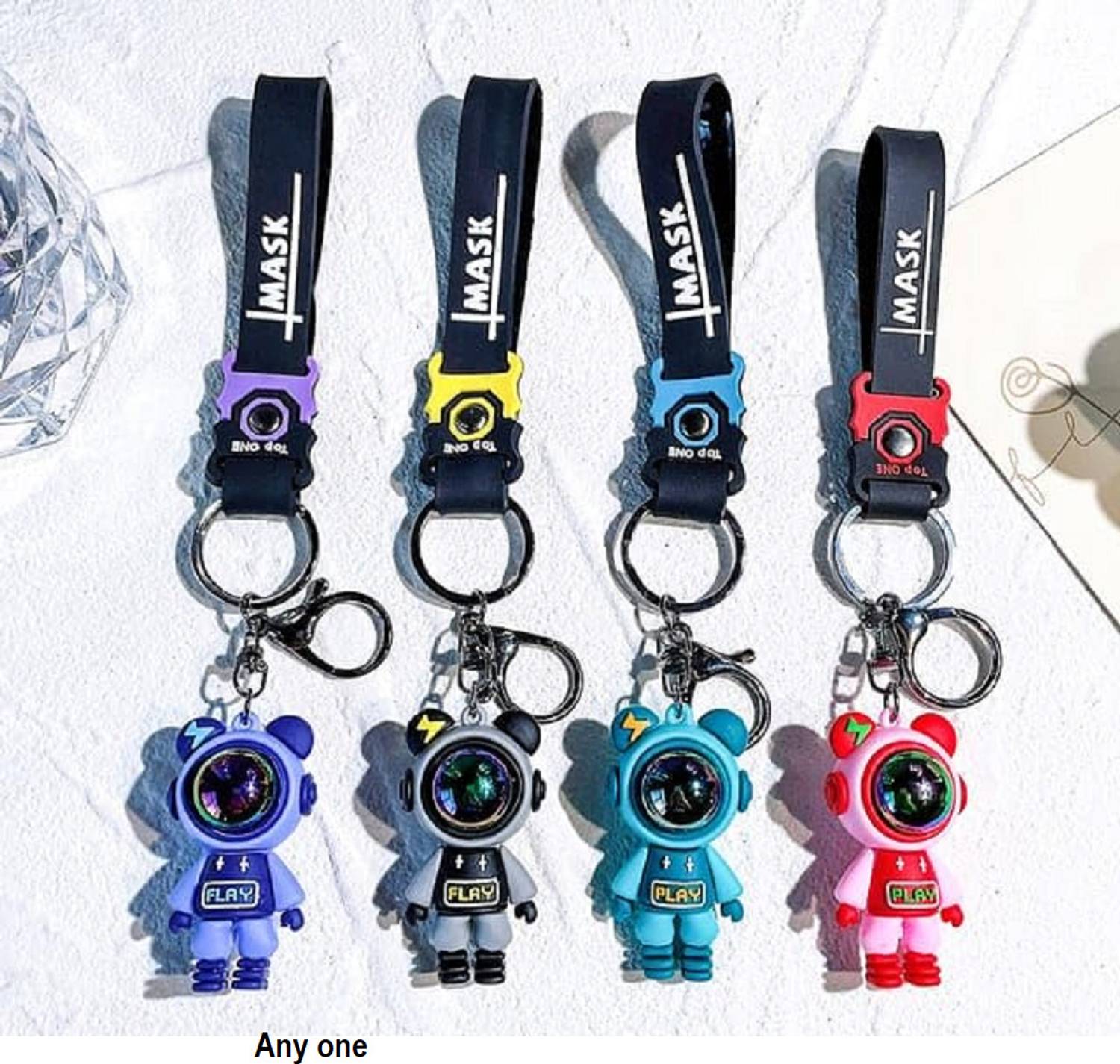 Filsfa Astronaut Pilot Bear Strap Keychain - Image 3