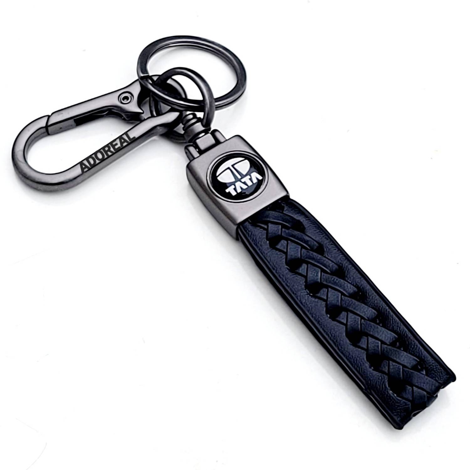 ADOREAL TATA COMBO KEYCHAIN AND KEYRING FOR TATA HARRIER | NEXON | ALTROZ | CURVV Key Chain