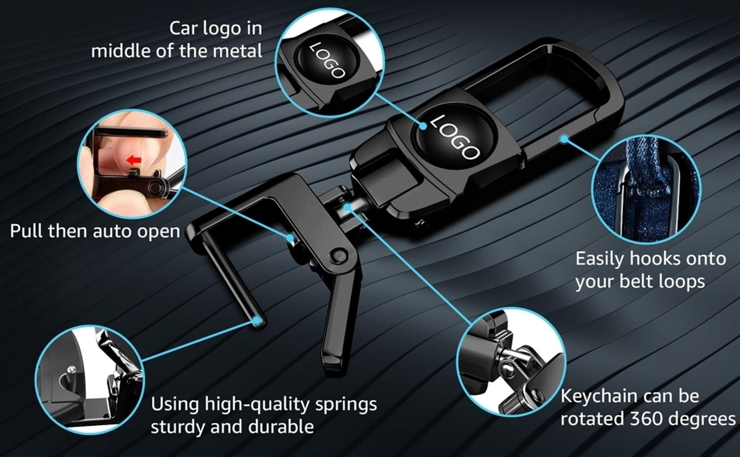 Image of NIVIZEN Keychain For Kia Seltos /Kia Carens Suitable for All Kia Cars Key Chain