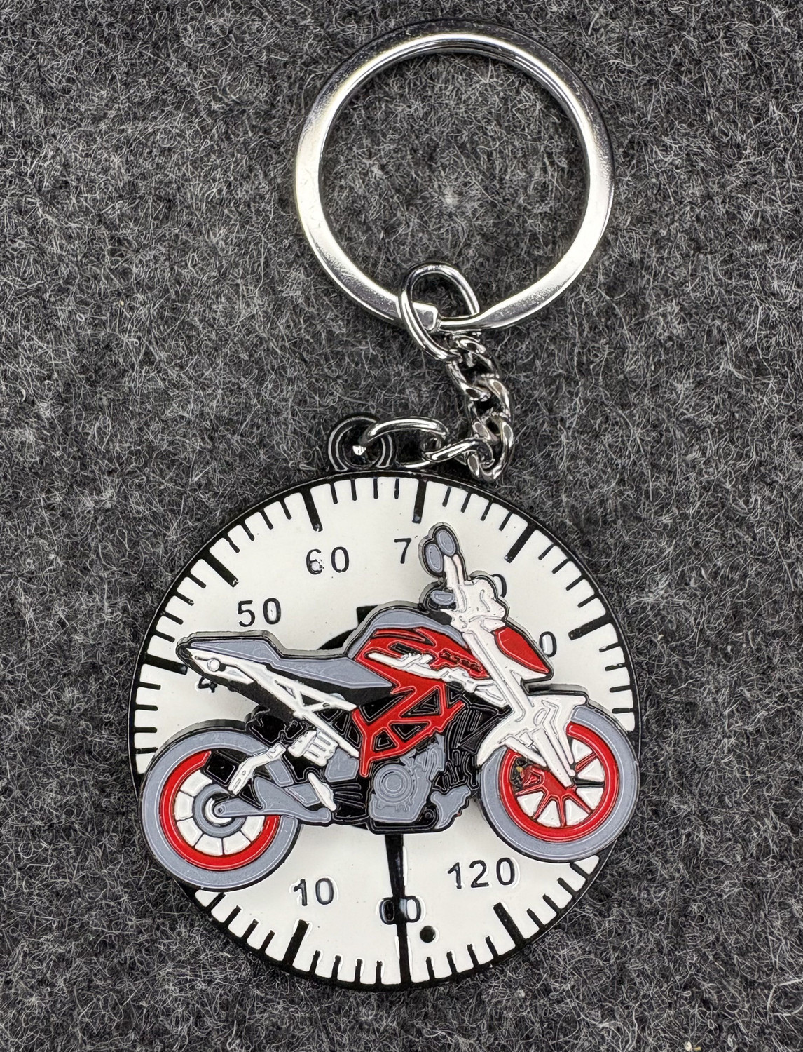 Image of SHAHE New Design ktm Duke Bike Revolving Metal Keychain Key Chain