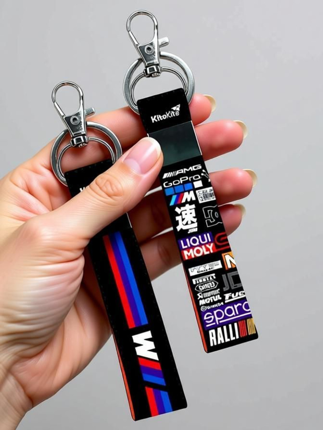 Image of KitoKite Racing Combo for Car & Bike Lovers | Pack of 2 Key Chain