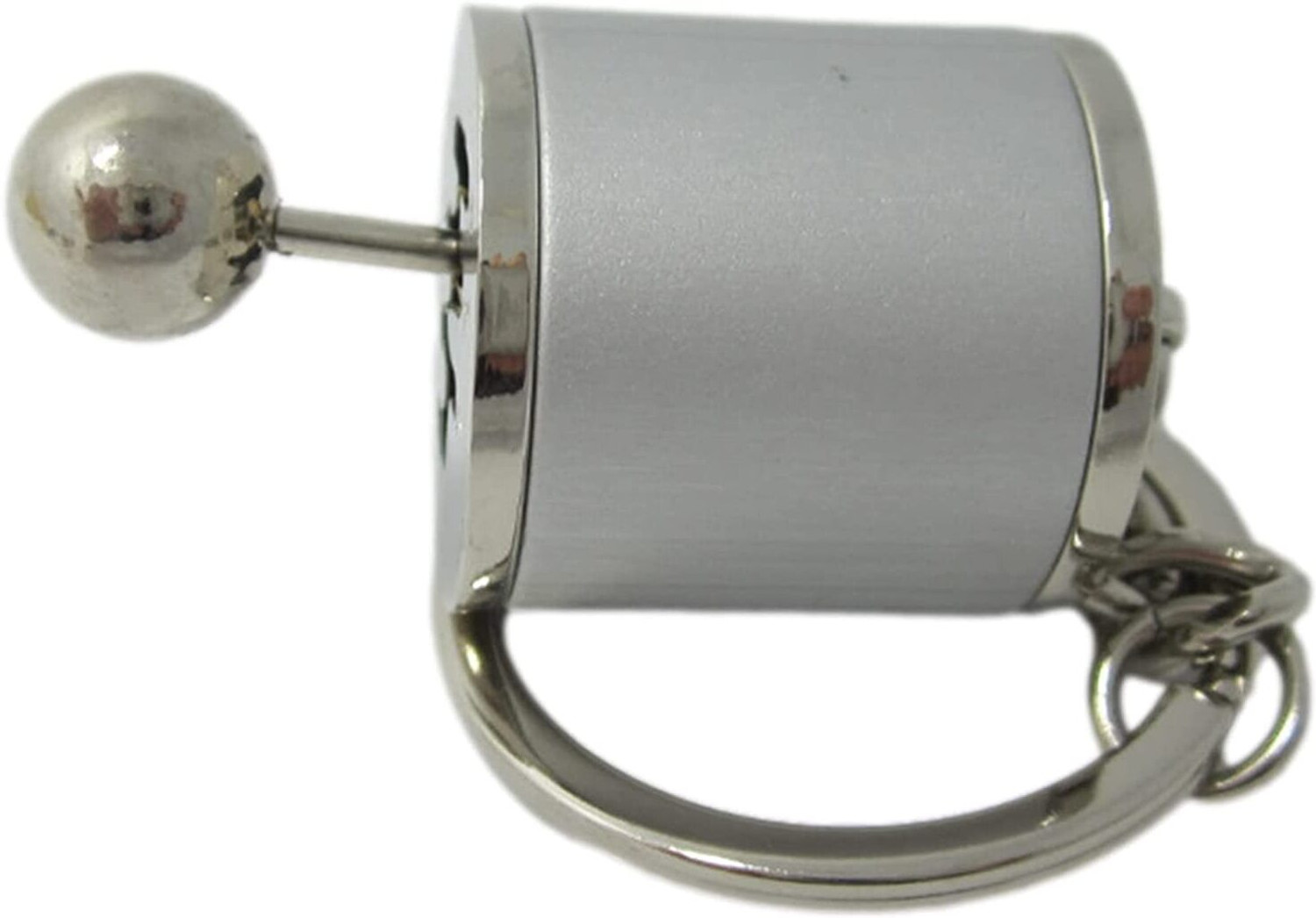 Image of LAVITRA 6Speed Gear Box Keychain Chrome Six-speed Manual Shift Lever Keyring Key Chain Key Chain