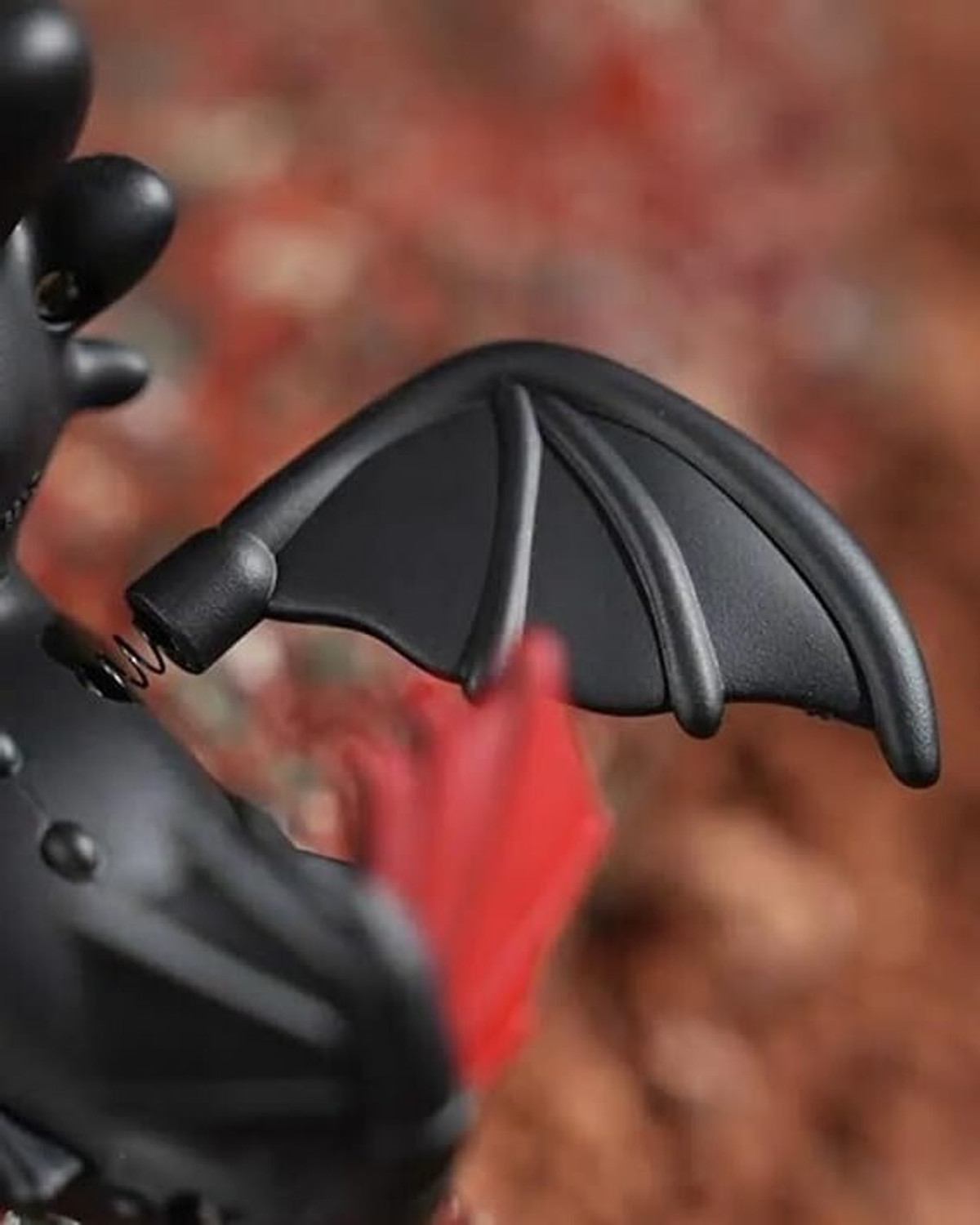 Image of MSVTRADESS Dragon Keychain Night Fury Light Up Moving Wings Toy Key Chain