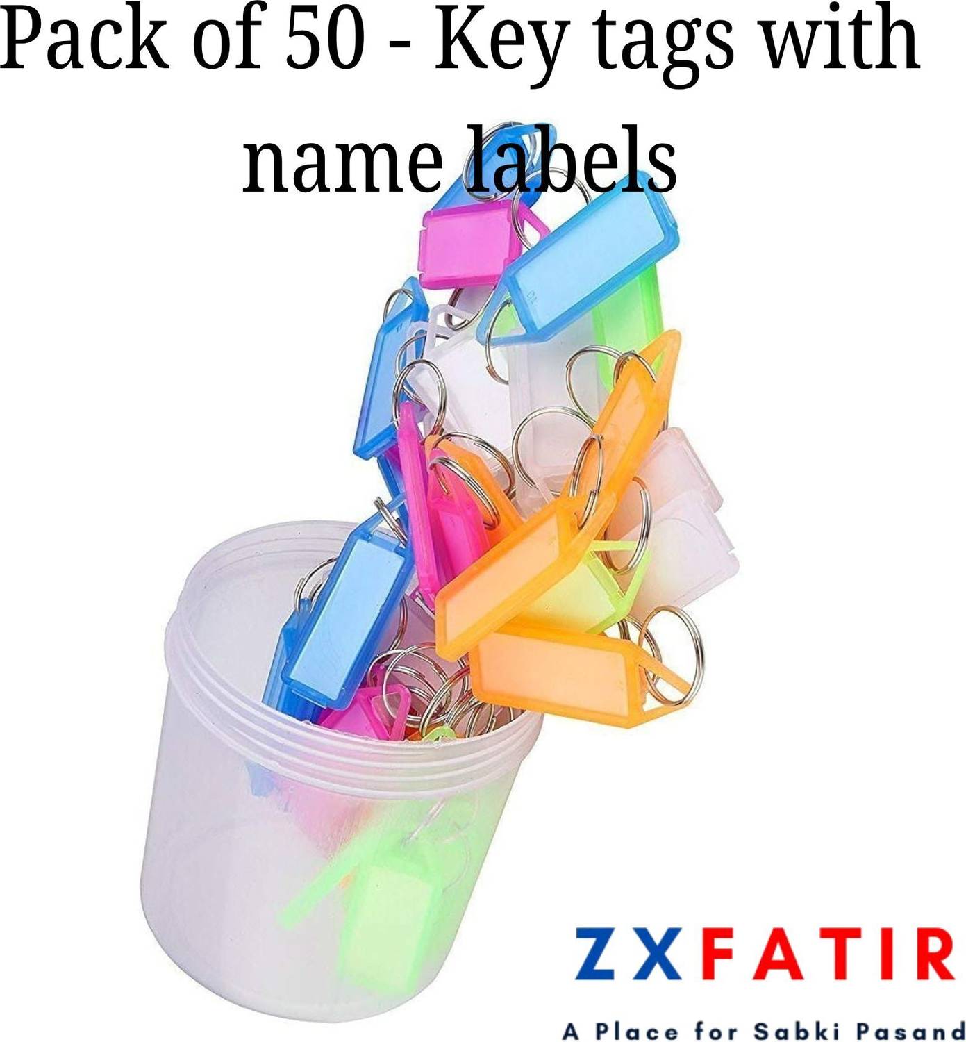 user_731e0831様オーダー品　キーホルダー ZxFatir Keychains Multicolor Keyring with Name Tag Labels Made in