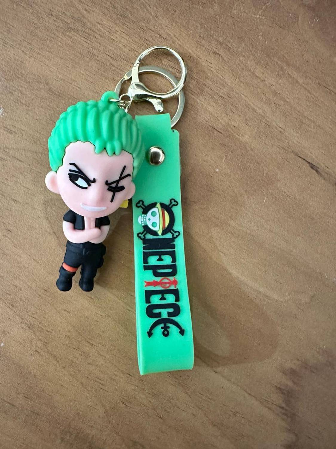 gadgetschroma One Piece Roronoa Zoro Premium 3D Silicone Keychain