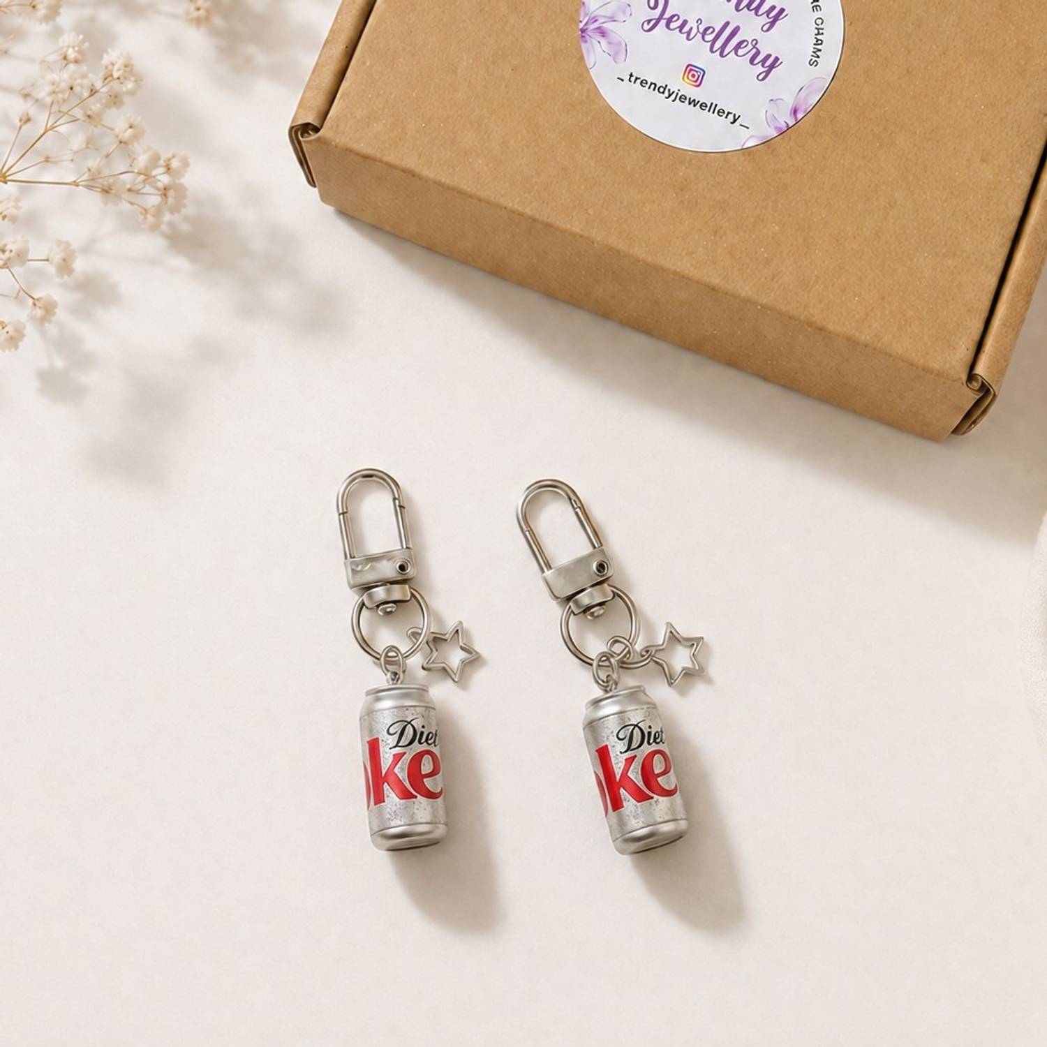 House of Trendy Treasures Diet Coke Keychains Combo - Image 2