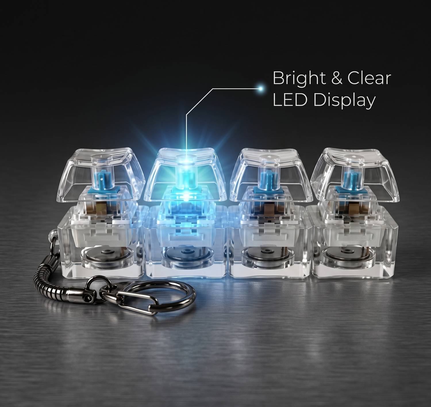 WOXX LED Keyboard Key Chain - Image 2
