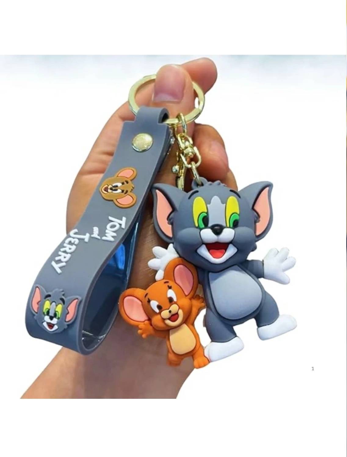 Actino Tom and jerry imported rubber keychain, heigh quality keychains Key Chain Key Chain