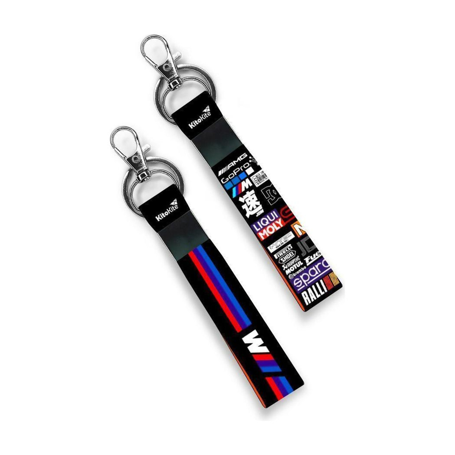 Image of KitoKite Racing Combo for Car & Bike Lovers | Pack of 2 Key Chain