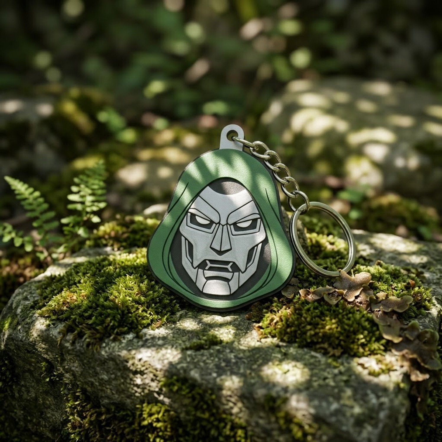 Image of LayerZcraft DR.DOOM KEYCHAIN FOR BAGS,KEYS,BIKES,CARS Key Chain
