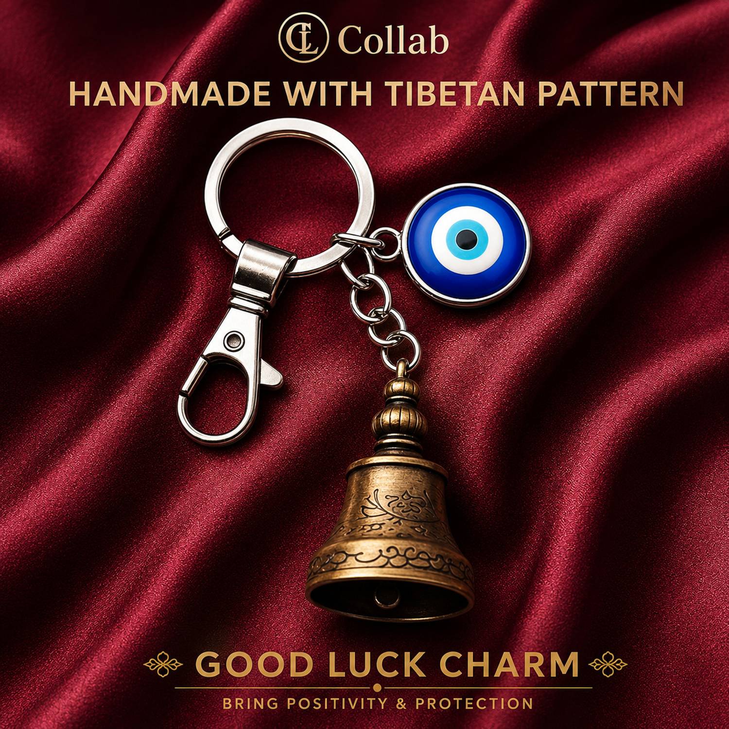 Collab Guardian Bell Keychain - Image 3