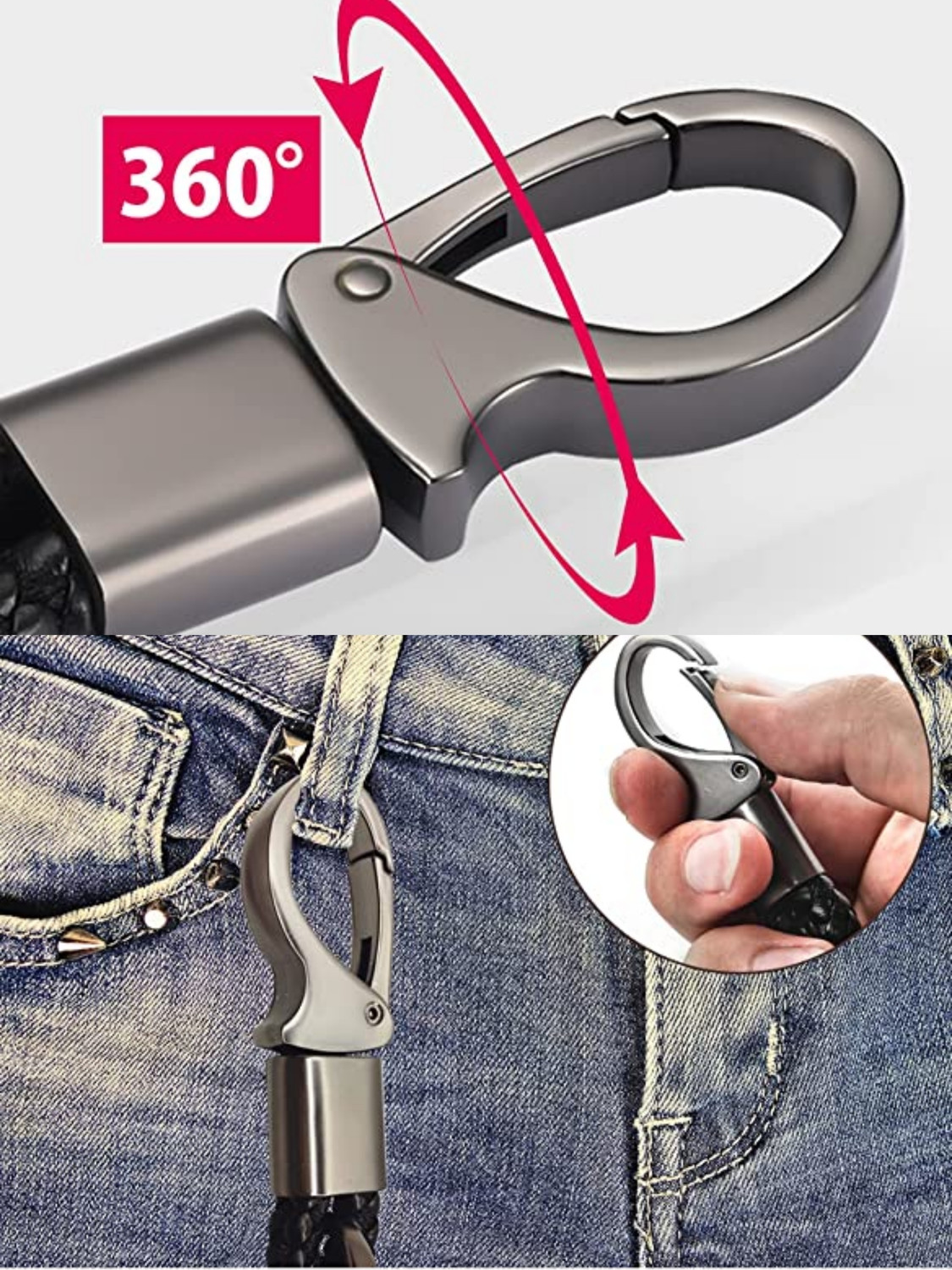 Image of Jdp Novelty Get Anyone Random Colour of this Zinc Alloy Fob Leather Sturdy Metal Key Chain