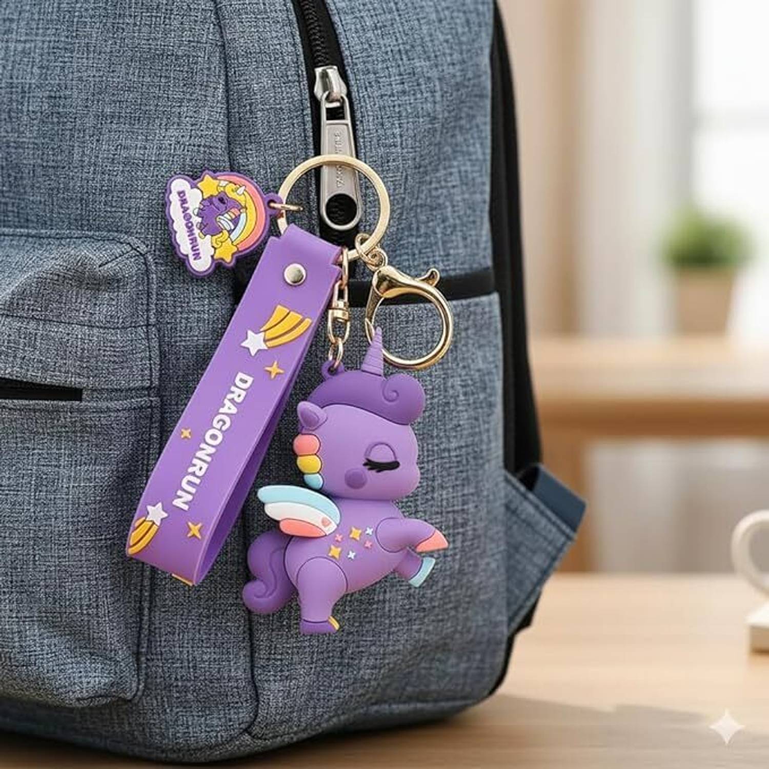 gadgetschroma Magical Unicorn Anime Key Holder Car Accessory Key