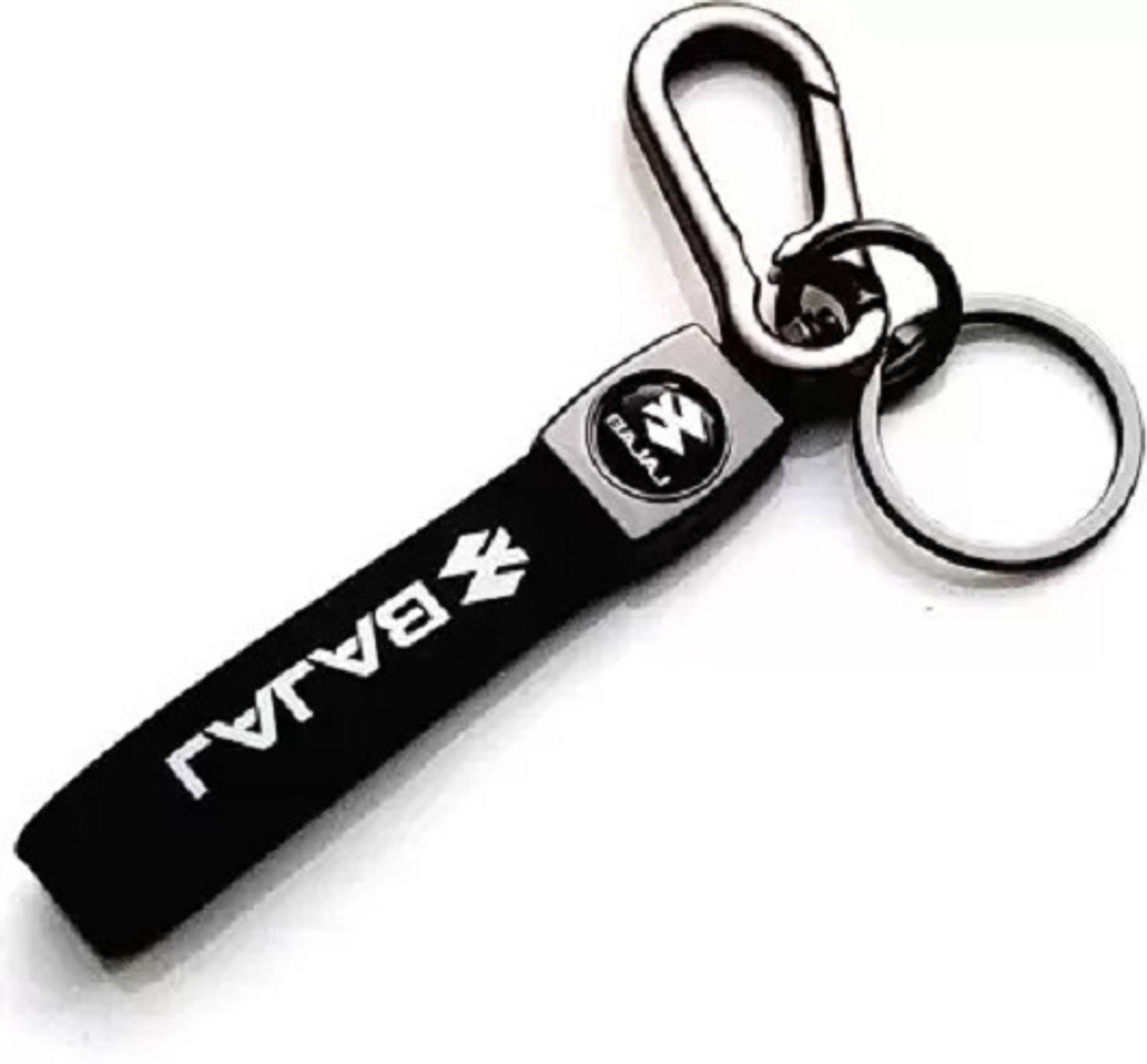 Mistazzo Bajaj Leather Hook Metal Keyring - Image 1
