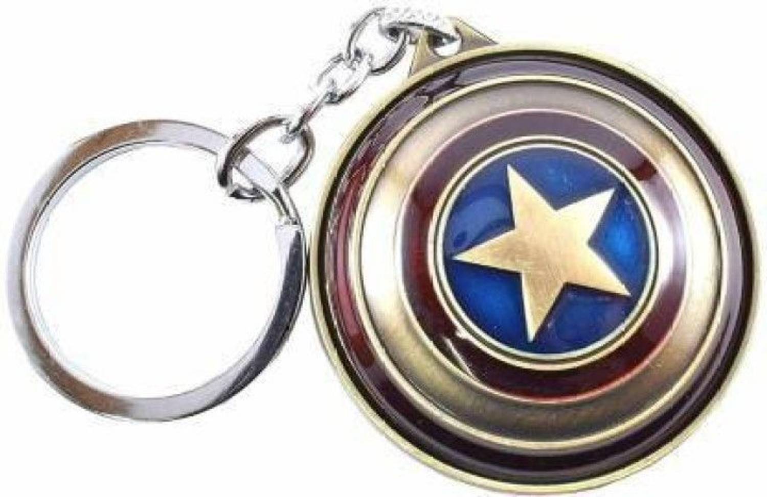FLAMBE Captain America & Ironman Rotating Keychain - Image 3