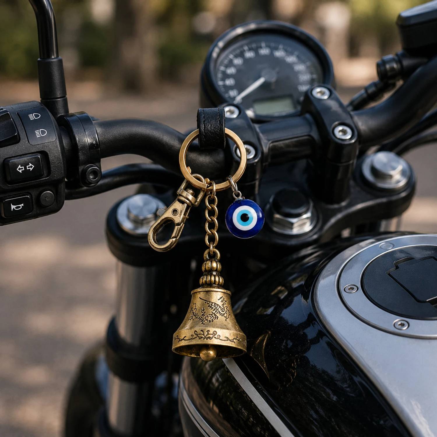 Collab Guardian Angel Motorcycle Key Chain - Image 4