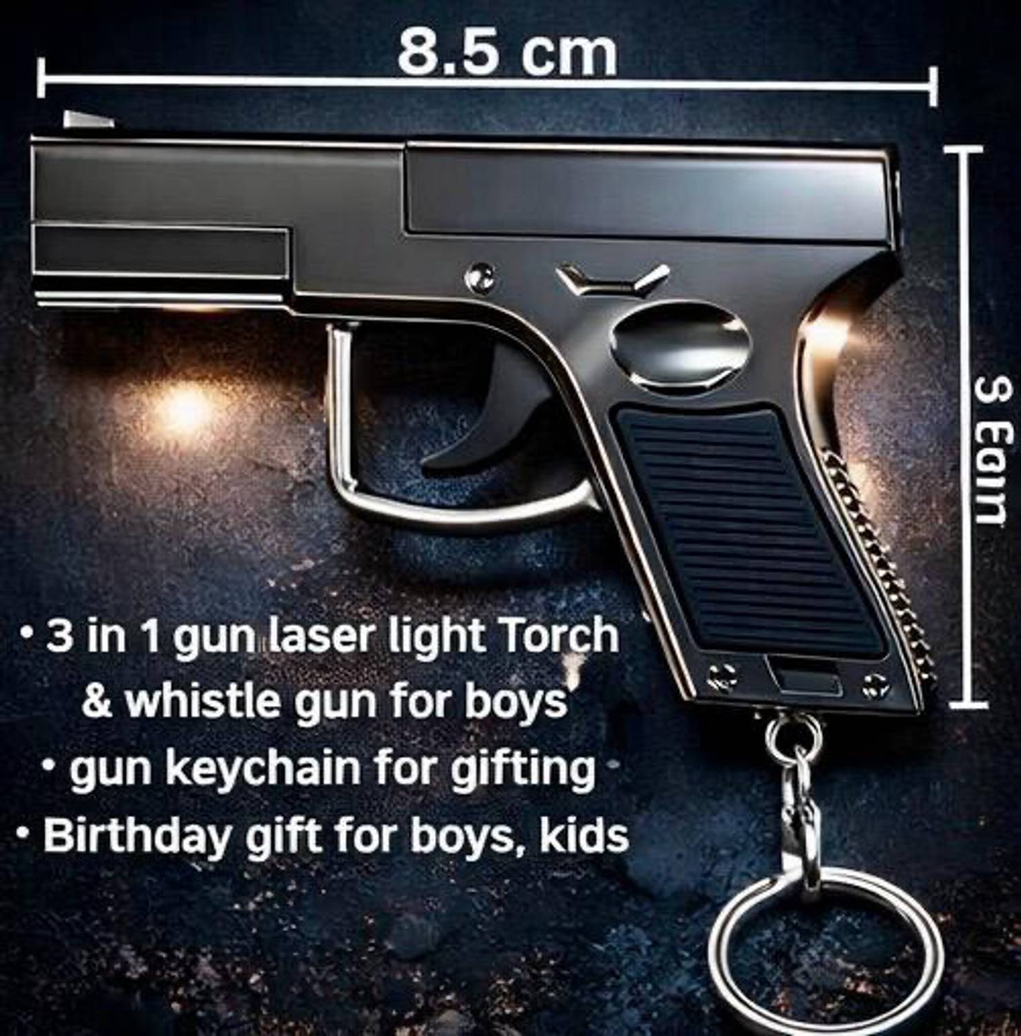 Tayora 3-in-1 Gun Keychain - Image 2