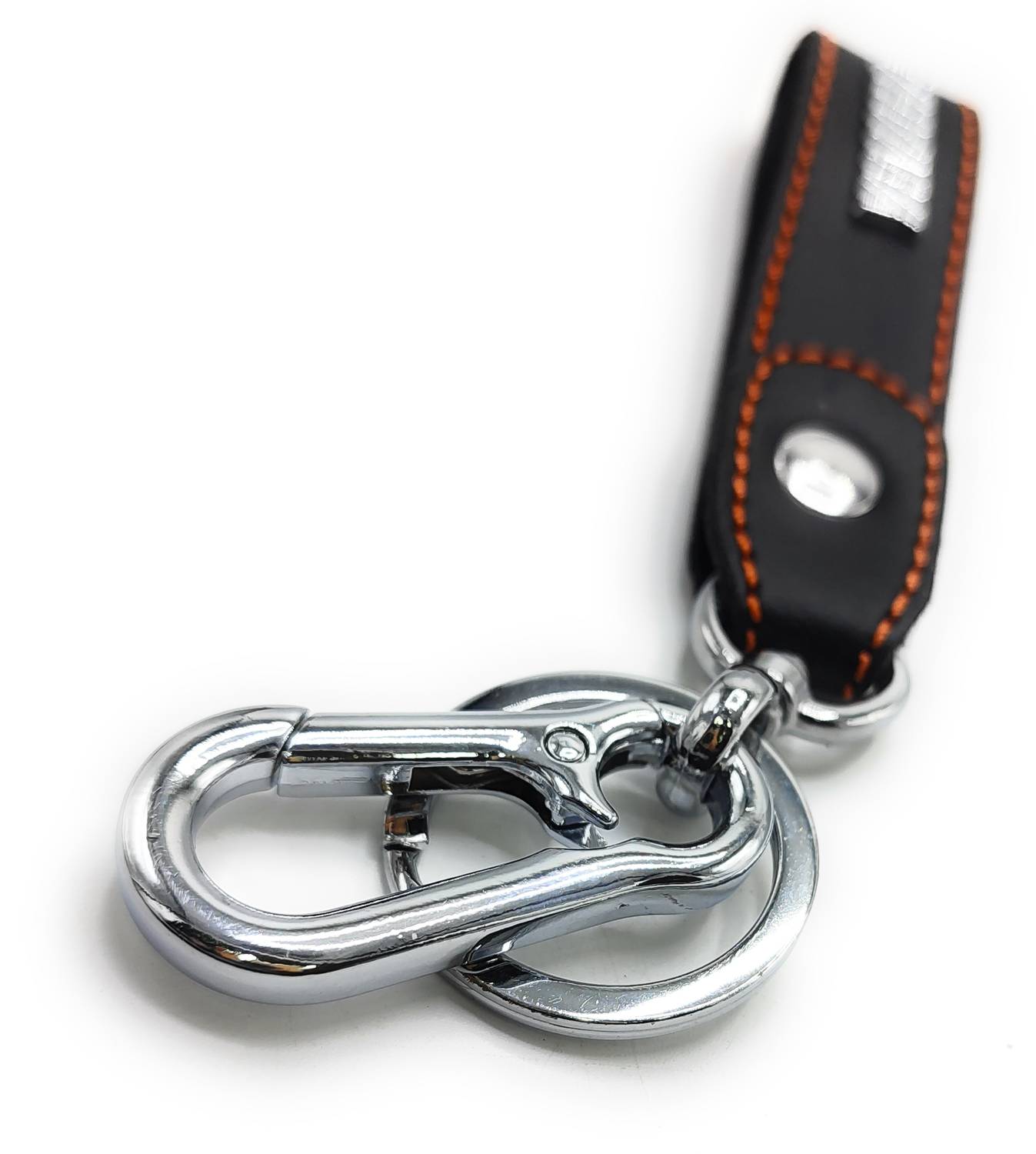 Jdp Novelty Premium Quality Leather Metal Keychain Hook. Leather
