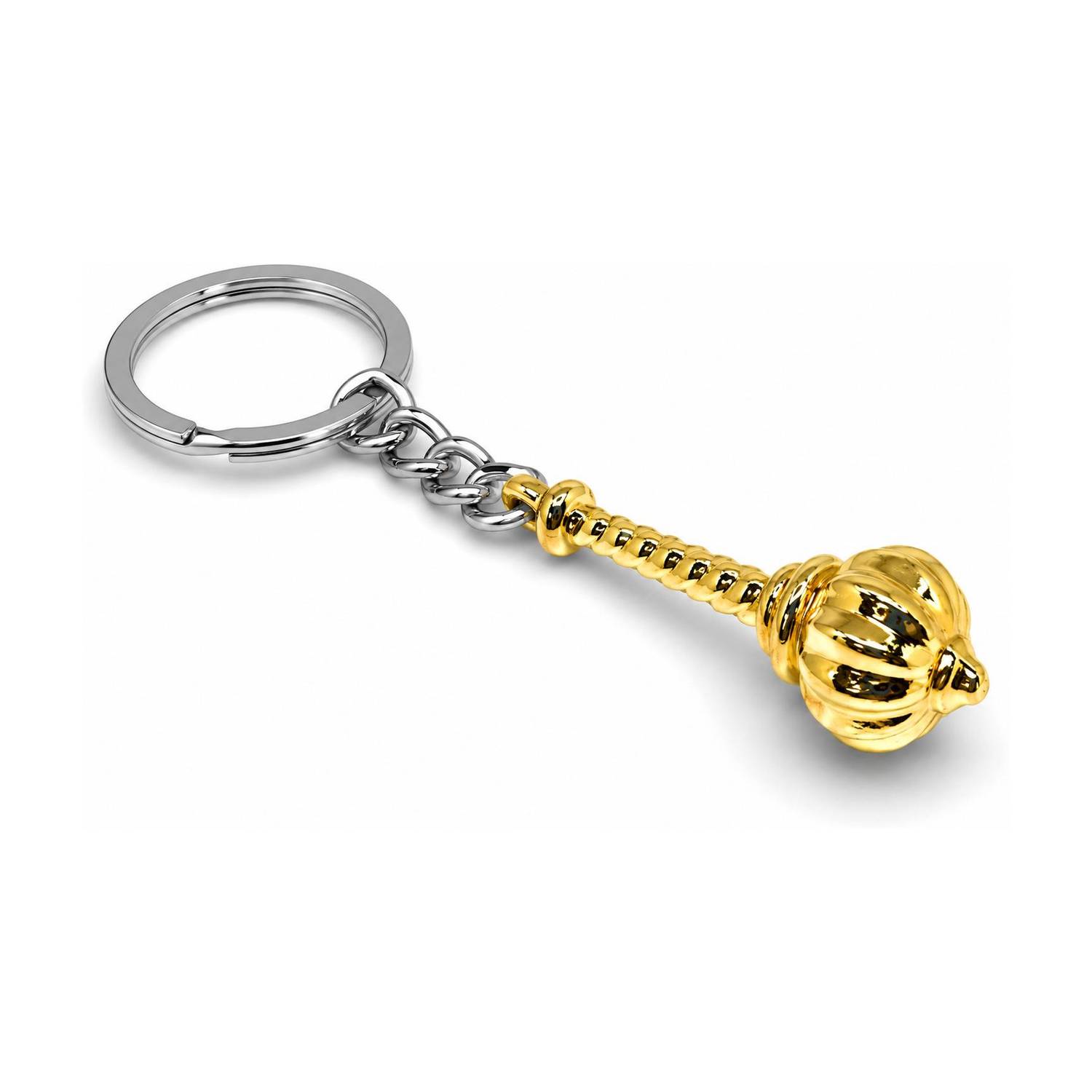 Virom Hanuman Gada Key Chain Bajrang Bali Gada key ring with Hook For Bike Car House Key Chain