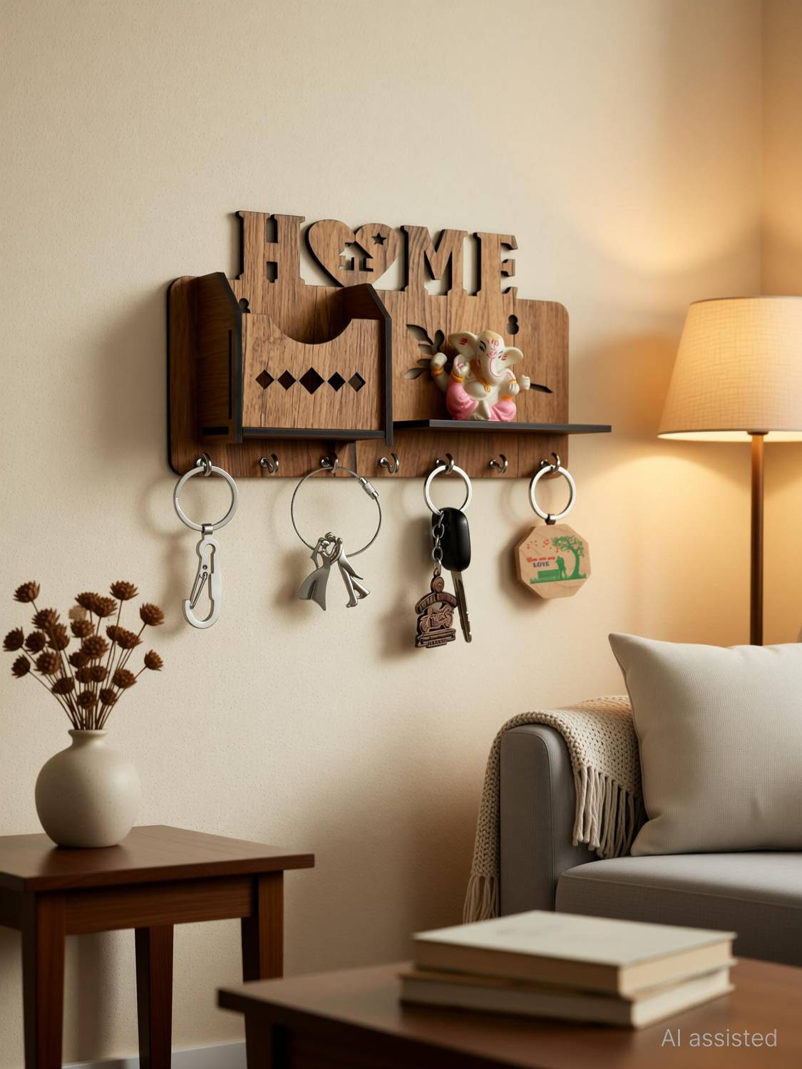Arpita Crafts Wood Key Holder