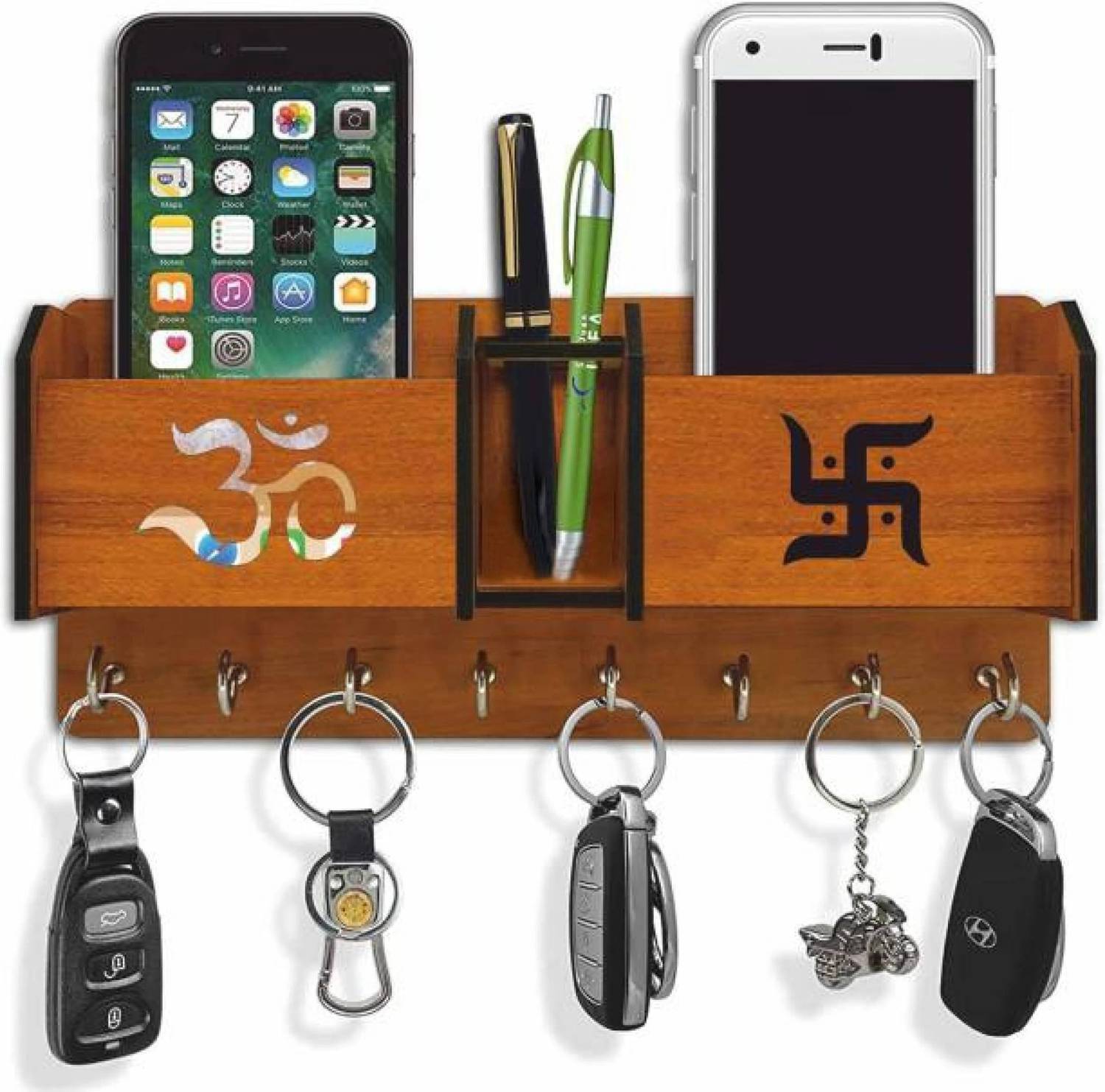 CAPIO ART office/kitchen/ Best decorative item for home/wall decor Wood Key Holder