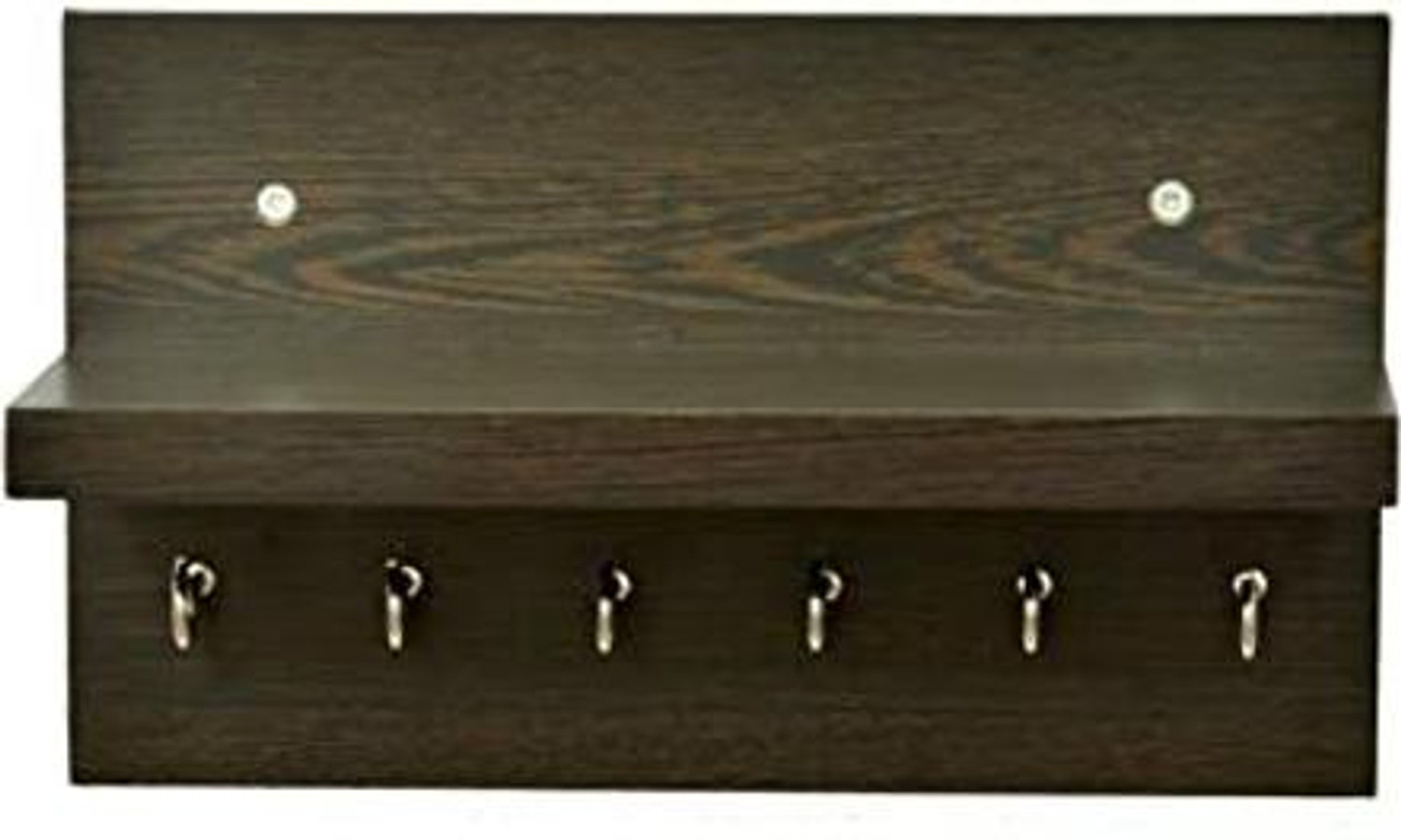 Image of WOOD MINE KEY HOLDER AND HOME KEY STAND FOR WALL WITH 6HOOKS Wood Key Holder