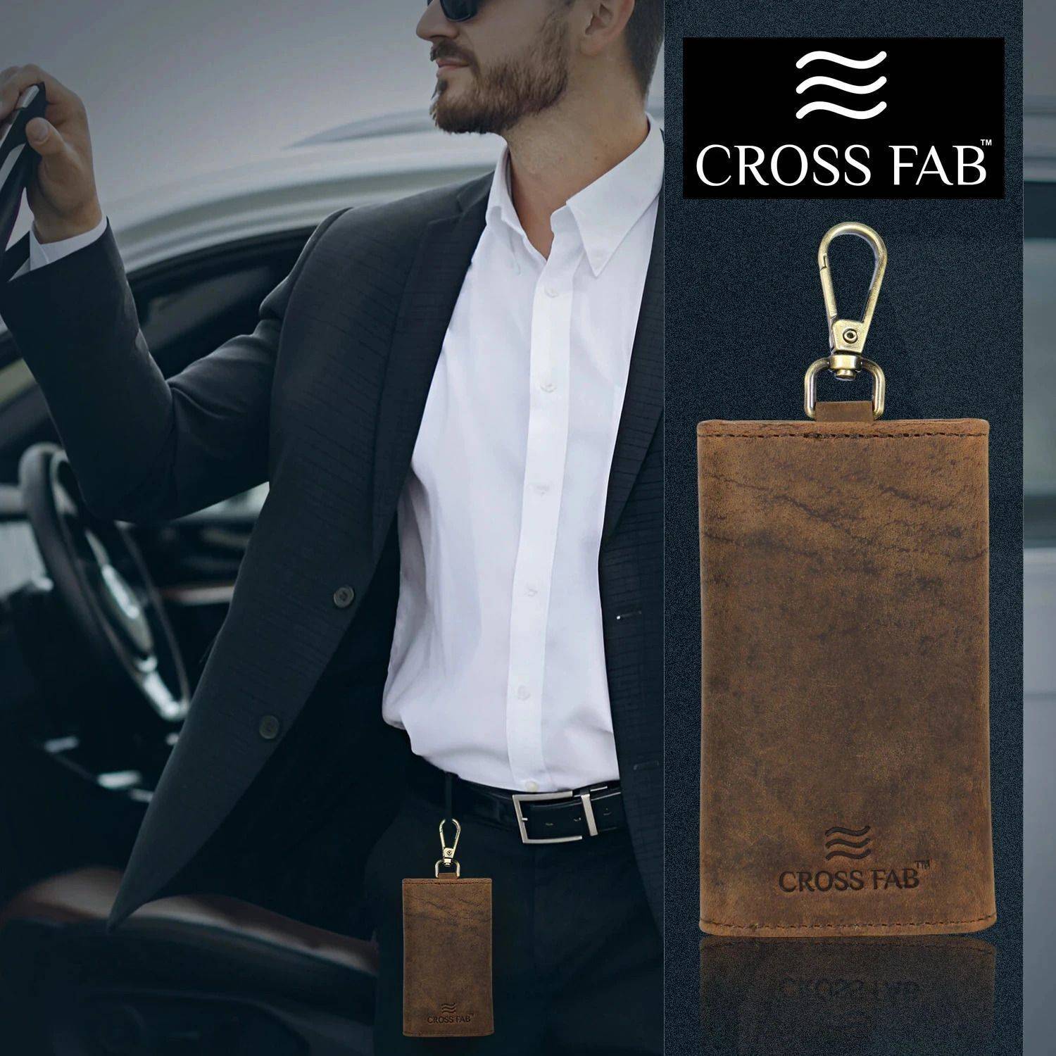 CROSS FAB APGOI-KH-226 Leather Key Holder Price in India - Buy