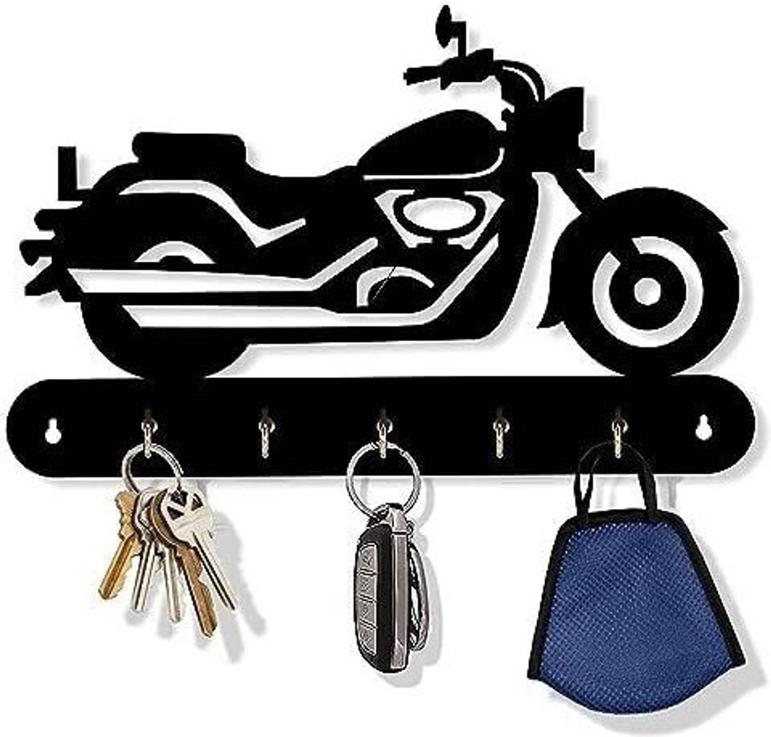 CRAFTY COTTAGE Designer Wooden Key Holder for Home | Key Hanger Wall Stylish | Key Stand Wood Key Holder