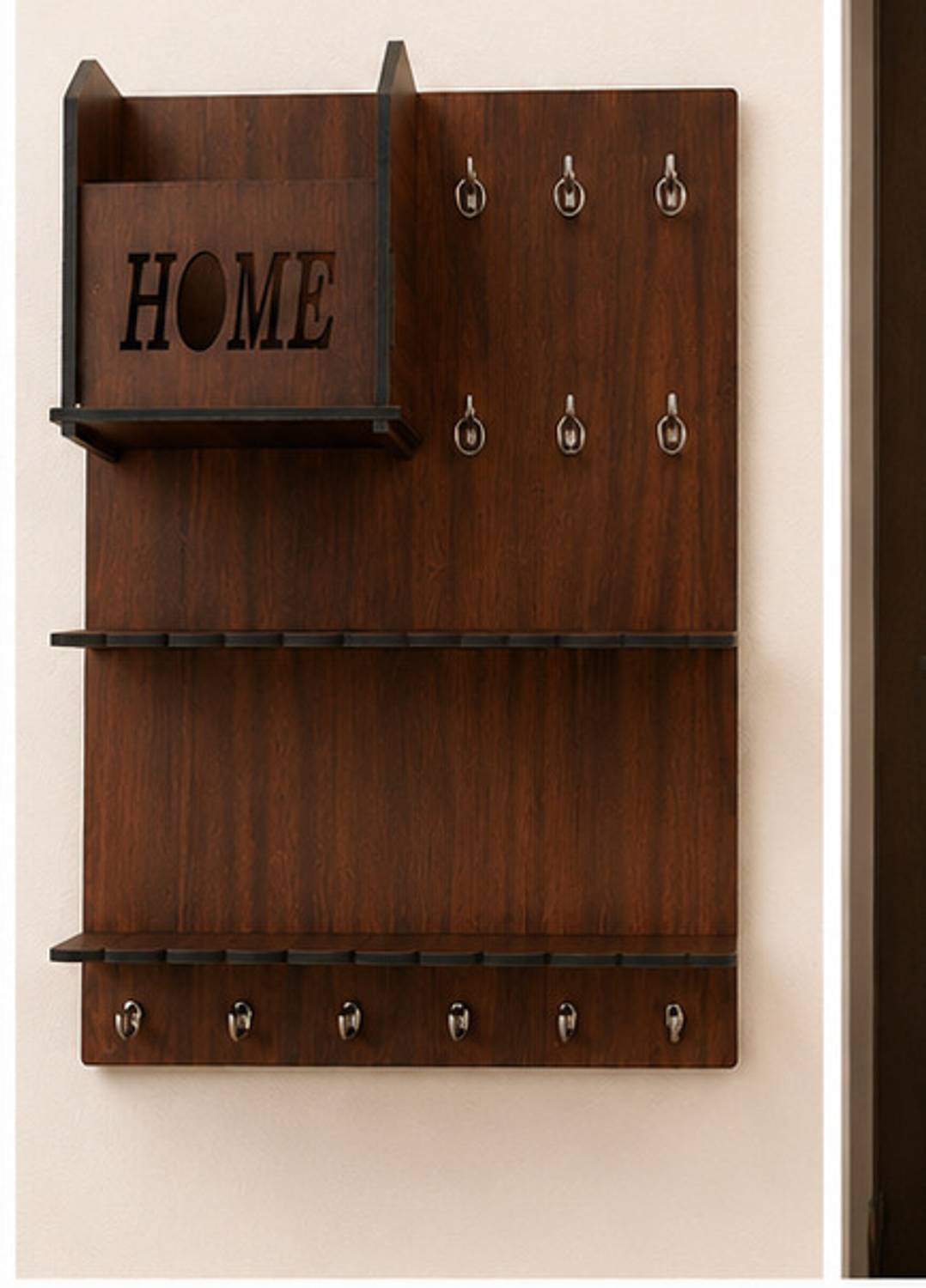 LRR Wood Key Holder Brown - Image 2