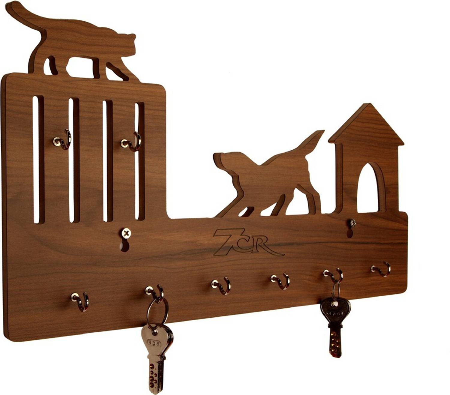 7CR Wood Key Holder