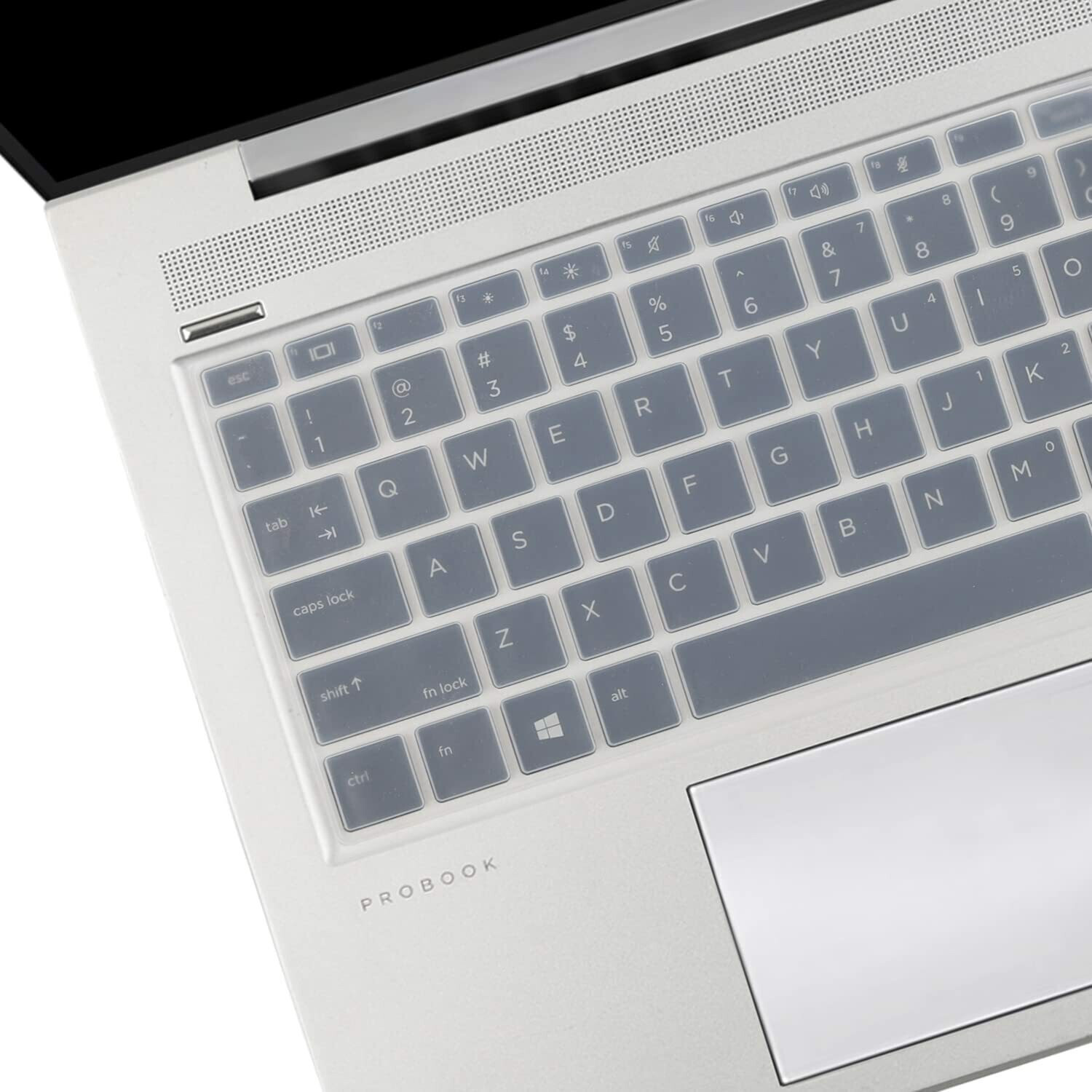 Image of Saco Silicone Keyboard Skin Dust Cover for 14 Inch - Transparent HP ProBook 440 445 G5 G6 G7 | HP ProBook 430 G5 | HP ProBook x360 440 G1 Laptop Keyboard Skin