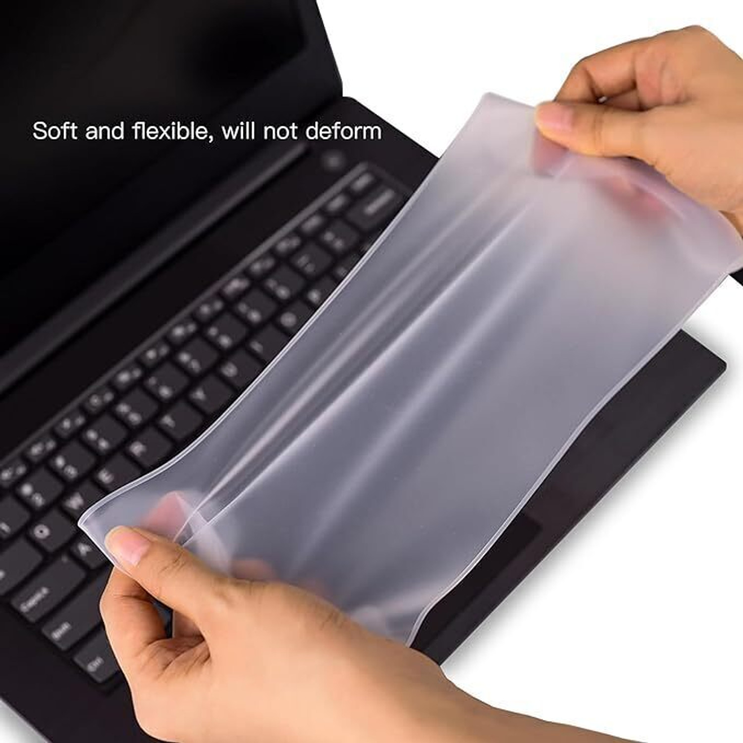 Image of Abarro keyboard protection silicion sheet keybord Keyboard Skin (White)