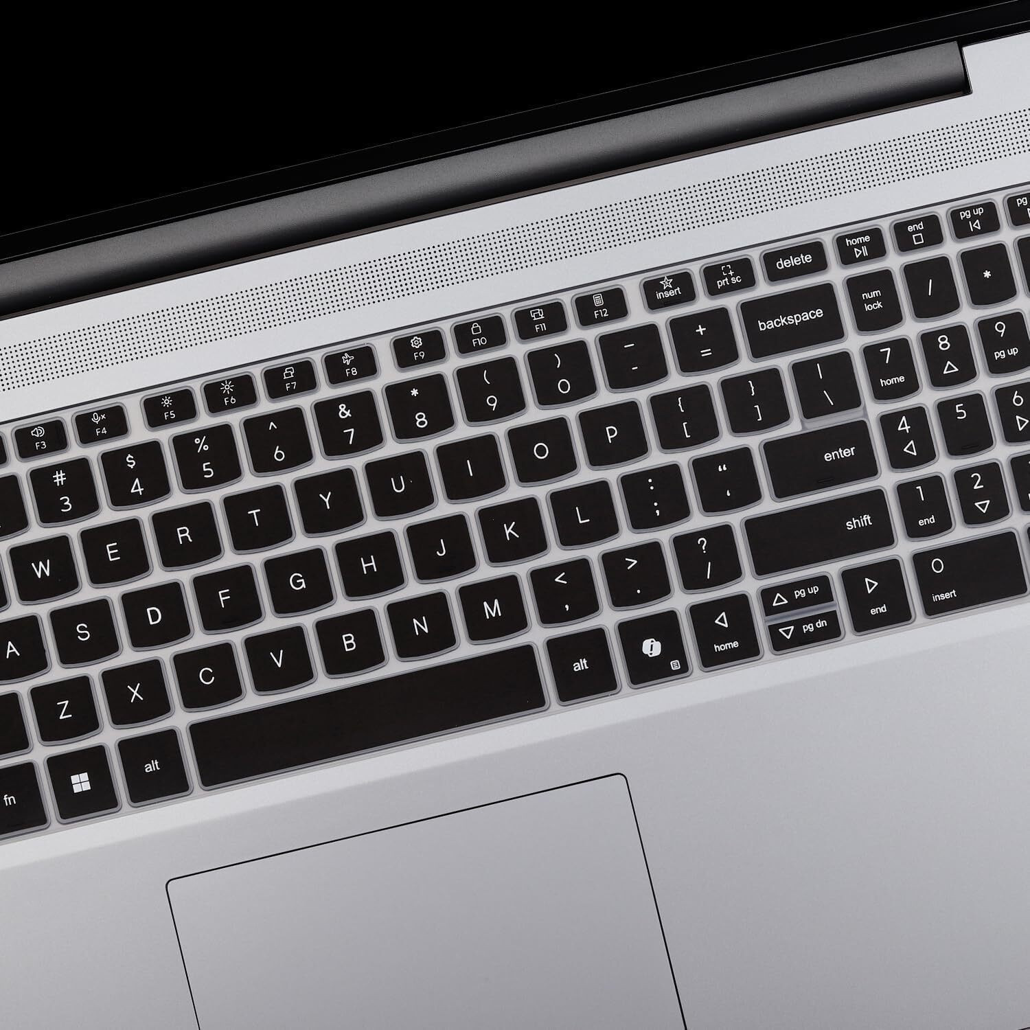 Image of Saco Laptop Keyboard Cover Compatible for 2025 lenovo ideapad slim 3 15IRH10 Model 83K100C6IN, 83K100CGIN, 83K100CJIN Series 15.3 Inch Laptop Keyboard Skin