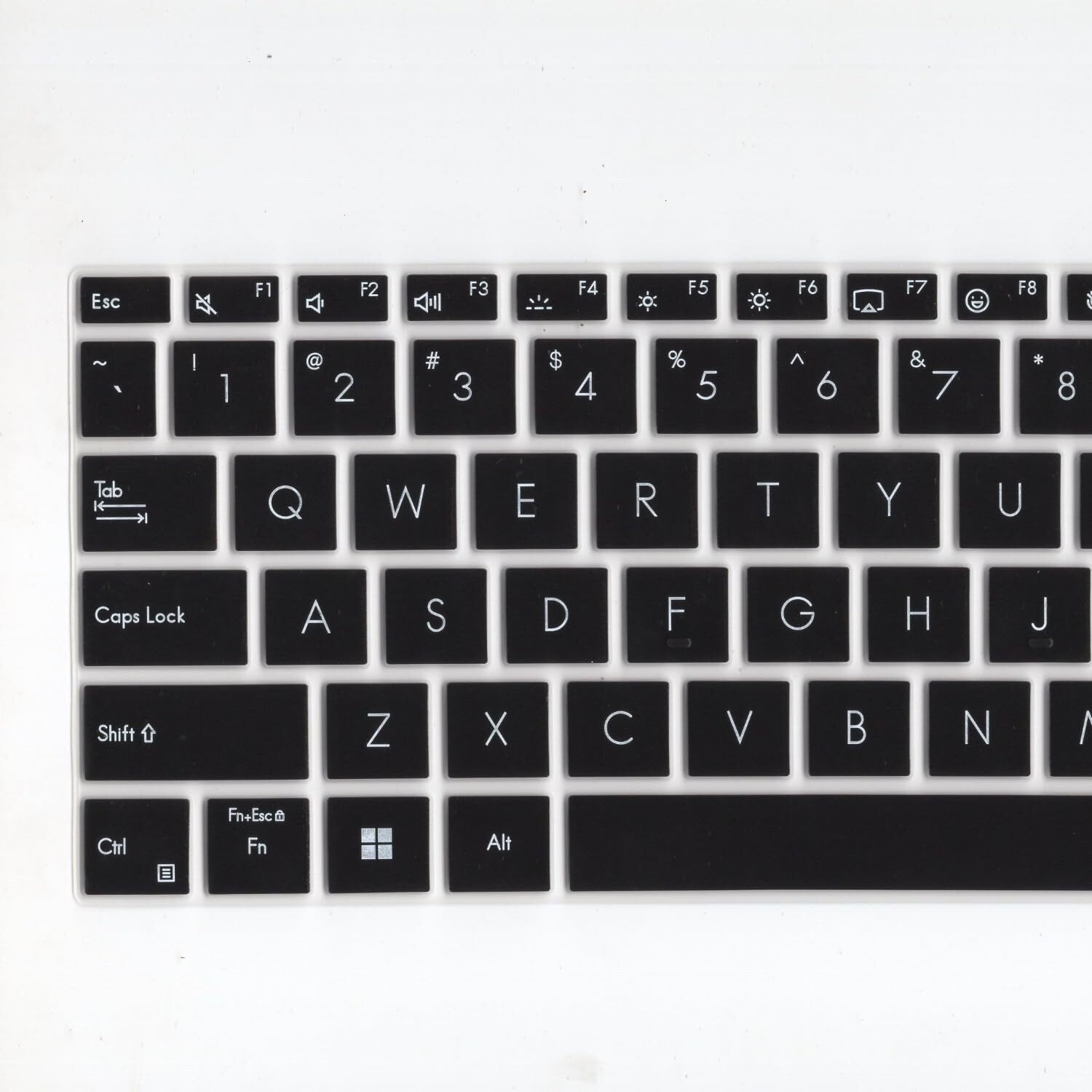 Image of Saco Keyboard Cover for 2025 2024 Asus Zenbook S14 OLED UX5406 14 Inch AI Copilot PC | Asus Zenbook S16 UM5606 16 Inch Copilot PC Keyboard Skin