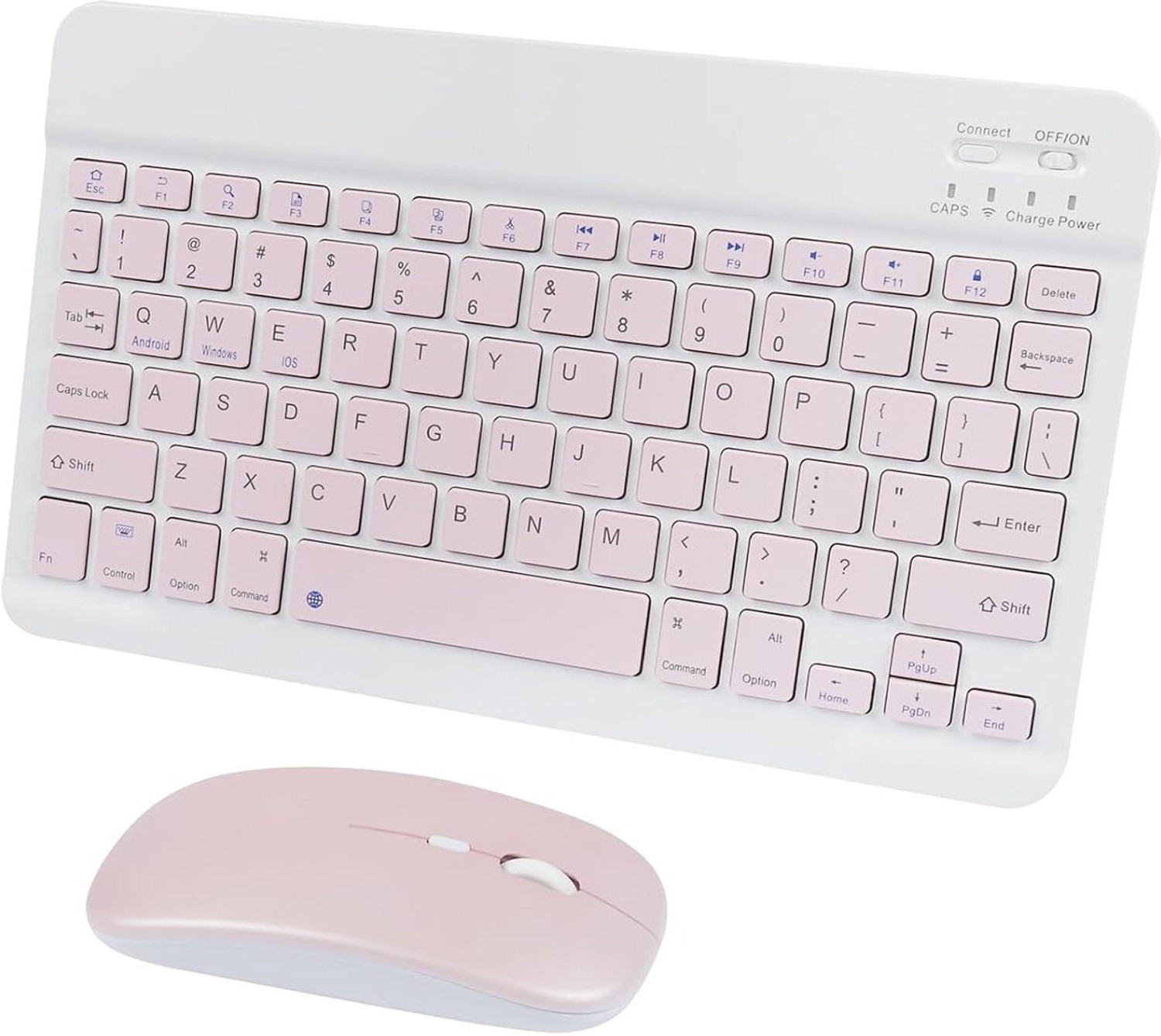 Image of Vanshika Enterprises Rechargeable Bluetooth Keyboard and Mouse Combo laptop and pc tablet Keyboard Skin