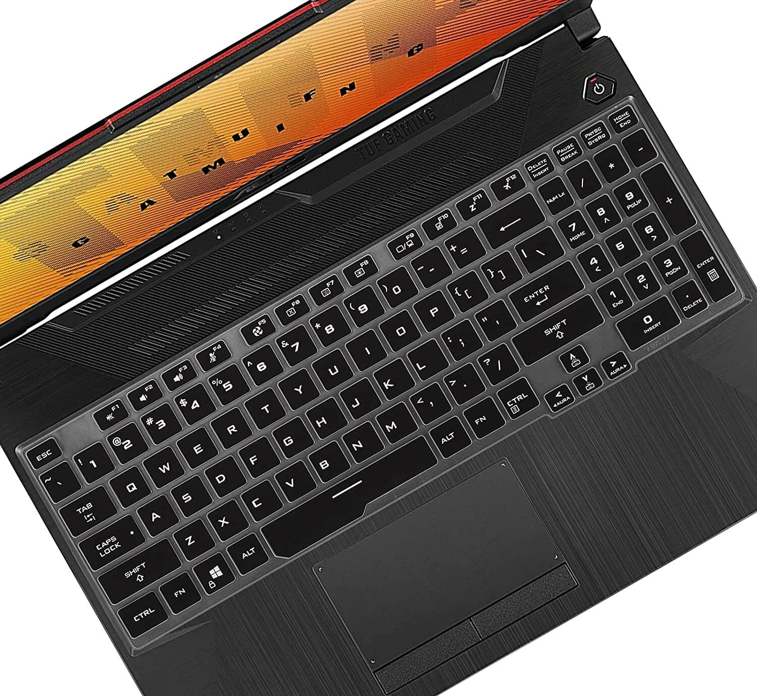 Image of oaky Keyboard Cover for ASUS TUF Gaming A15 TUF506 TUF506IV TUF506IU FA506 FA506IH FA506I Series... Waterproof Dust-Proof Keyboard Skin
