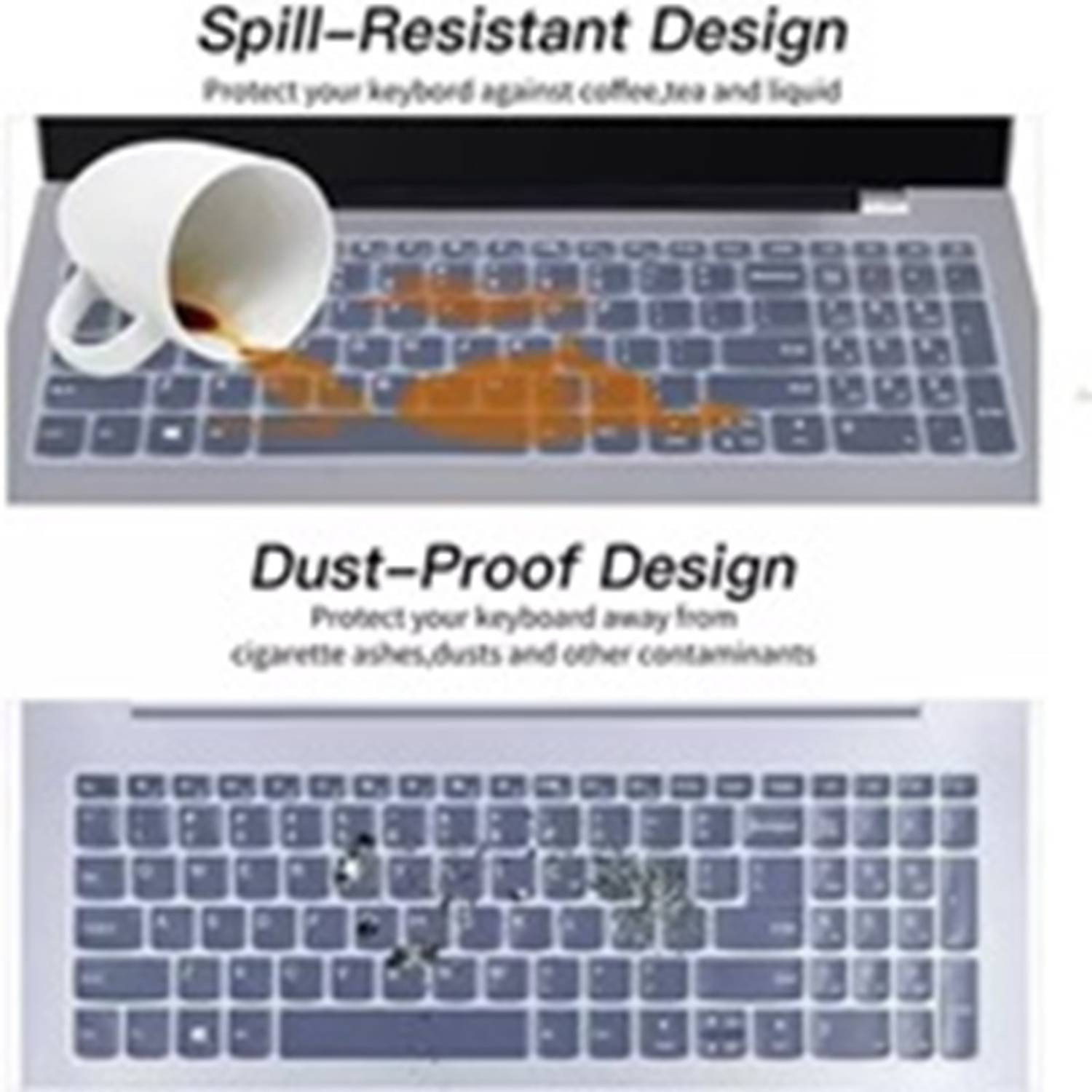 SunShinesystem Laptop Keyboard Cover - 07 15.6 Inch Keyboard Skin - Image 3