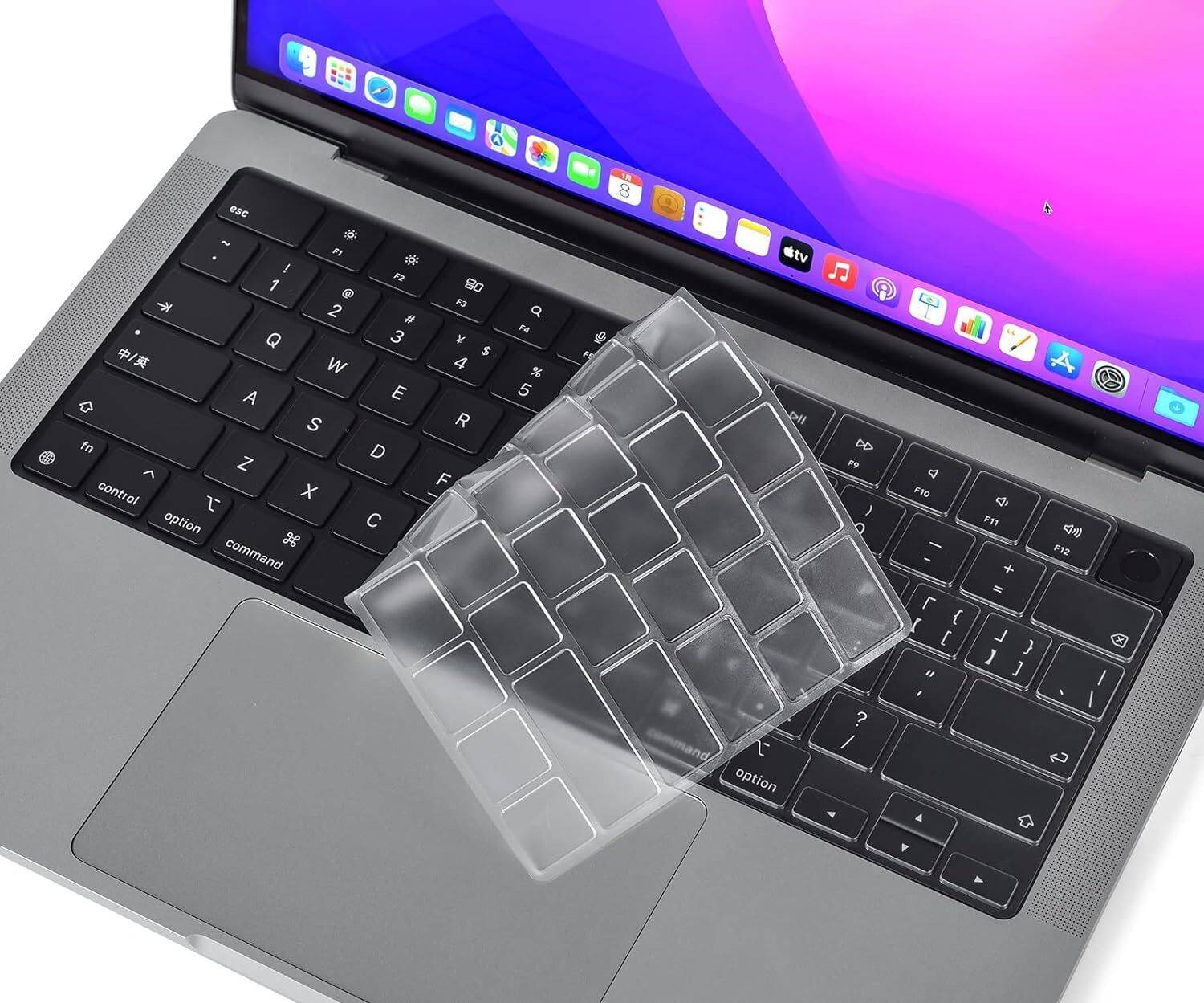 oaky Keyboard Cover for 2025-2021 M4/M3/M2 Chip MacBook Air 13" [A3240 A3113 A2681] & MacBook Air 15 inch [A3241 A3114 A2941] Dust-Proof Protector Keyboard Skin (Transparent) deal from flipkart