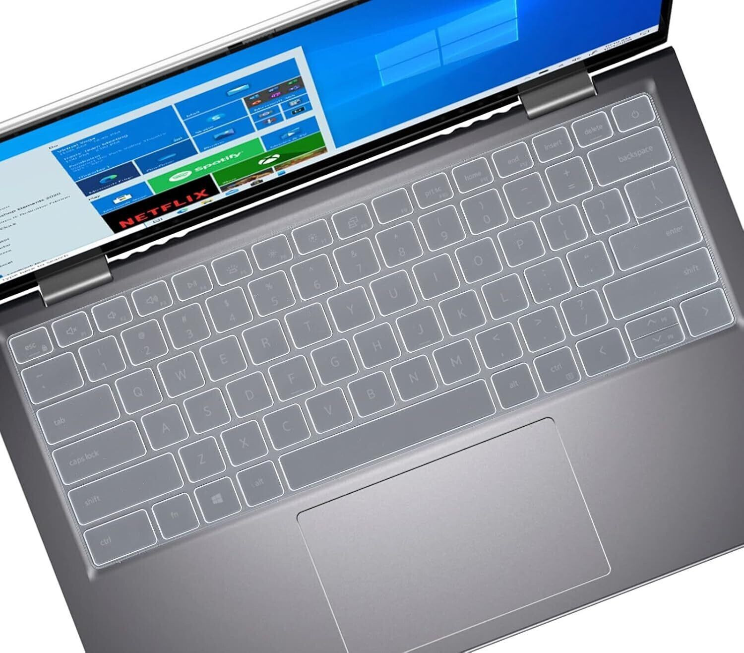 Image of RKLS Keyboard Protector 14 Inch Laptop Dust Cover for Inspiron - Transparent-798-798 Dell Inspiron 14 5000 7000 5310 5410 5415 5418 5420 5425 7415 7420 7425 Keyboard Skin