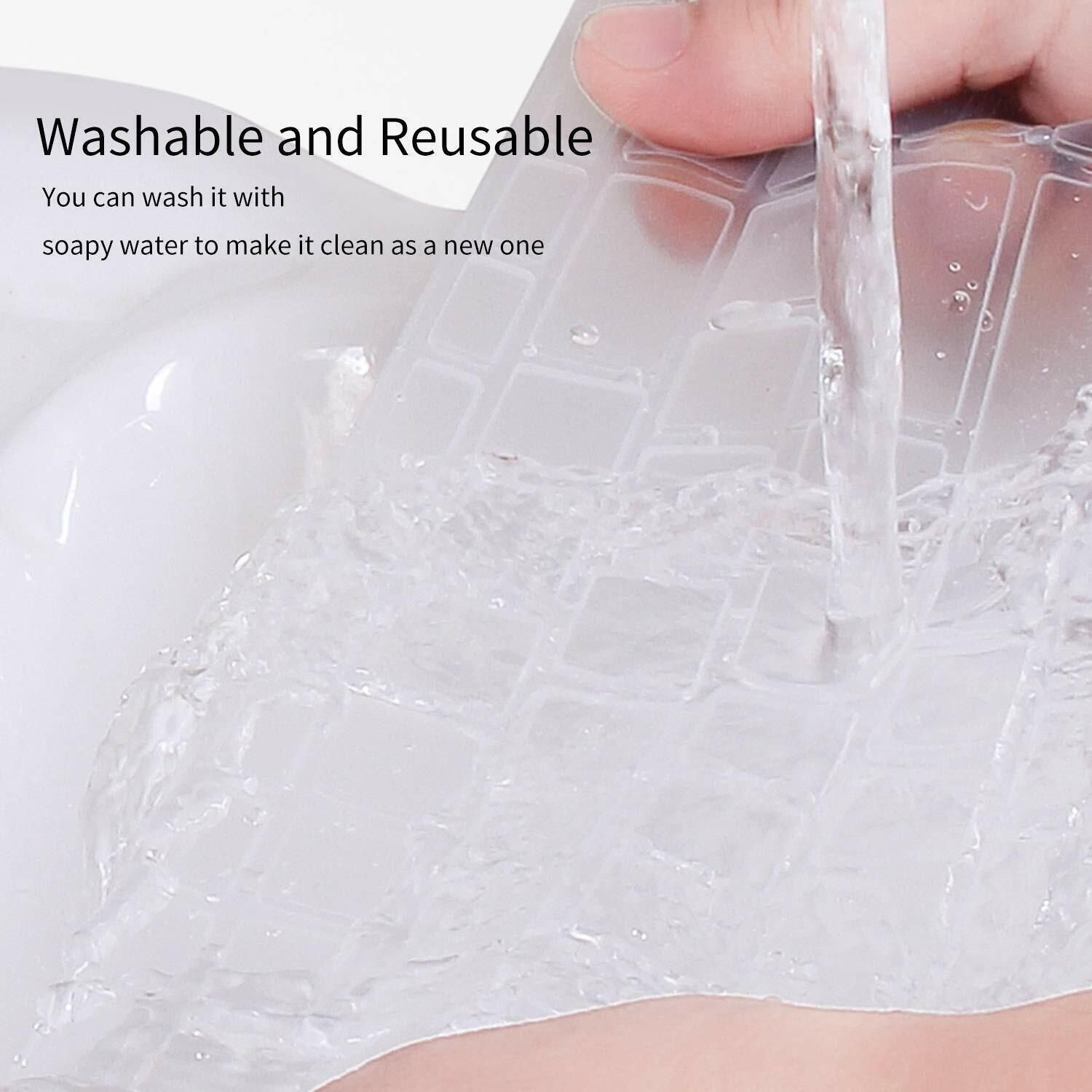 Image of RKLS Keyboard Protector 14 Inch Laptop Dust Cover for Inspiron - Transparent-798-798 Dell Inspiron 14 5000 7000 5310 5410 5415 5418 5420 5425 7415 7420 7425 Keyboard Skin
