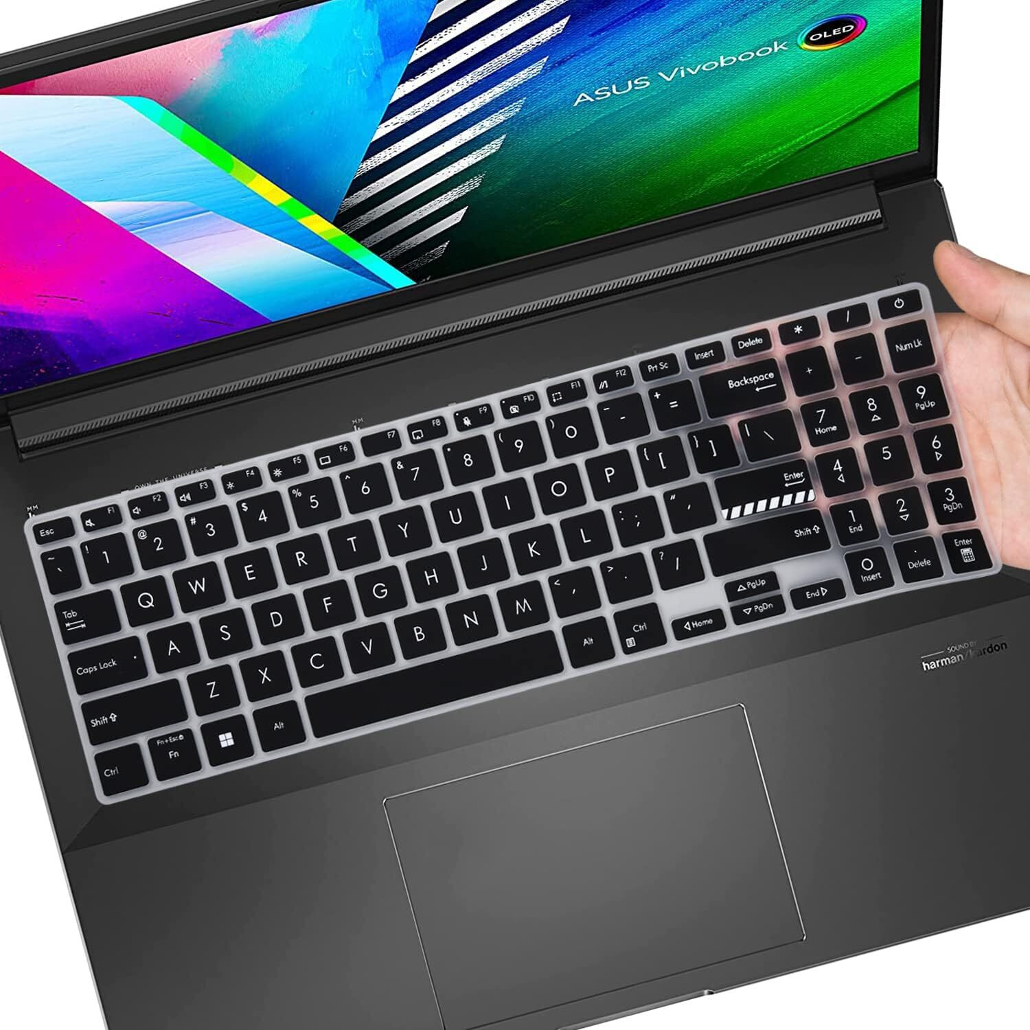 Image of Capsa Premium Silicone cover for ASUS VivoBook Pro 15X OLED 15.6 inch M1503 M6501 K3500 K6501 M3500 M6500 Keyboard Skin