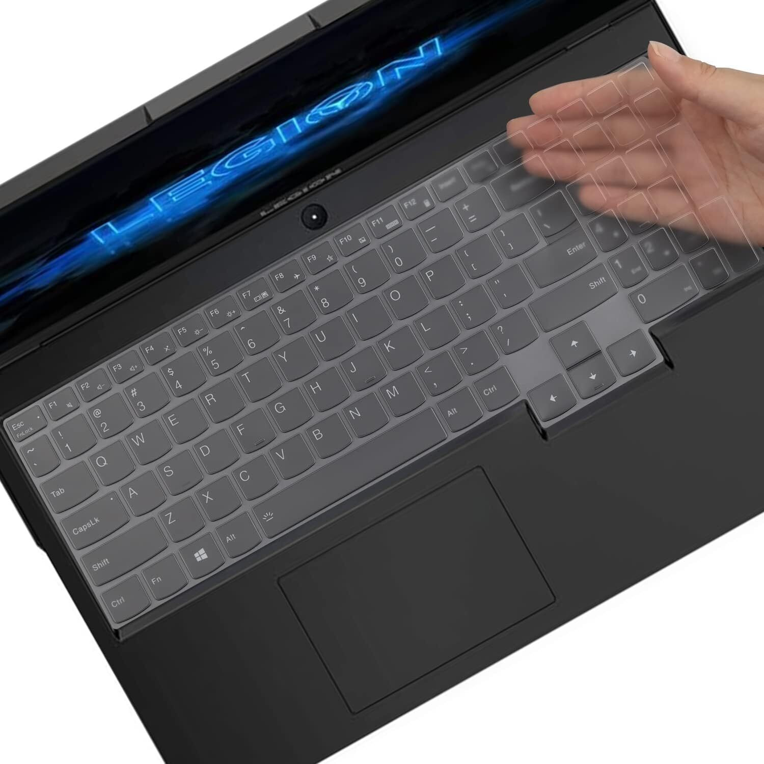 Image of oaky Keyboard Skin for Lenovo LOQ /Lenovo Legion 5 Series 5 5i 5p 5pi 15.6 inch /Lenovo Legion 7, 7i 17.3 inch /Lenovo ideaPad Gaming 3, 3i 15.6 /16 inch Gaming Laptops Keyboard Skin