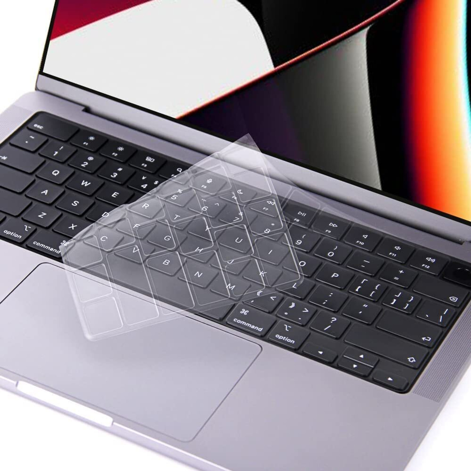 Image of oaky Keyboard Cover Skin for 2024-2021 MacBook Air 13.6 inch & 15.3 inch M2 M3 Chip [A3113 A2681 A3114 A2941] |Pro 14.2 inch 16.2 inch M1 Pro / M1 Max Chip Keyboard Skin