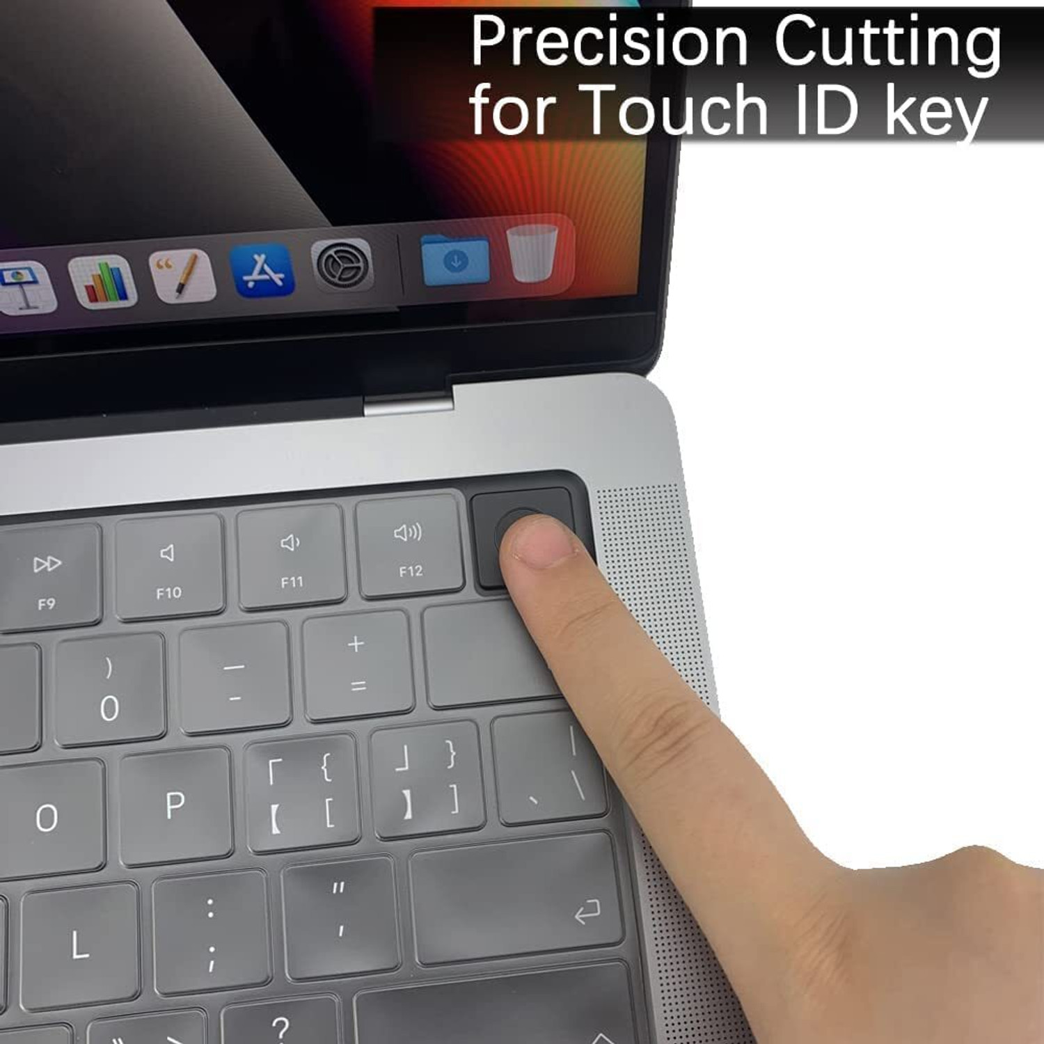 Image of oaky Keyboard Cover Skin for 2024-2021 MacBook Air 13.6 inch & 15.3 inch M2 M3 Chip [A3113 A2681 A3114 A2941] |Pro 14.2 inch 16.2 inch M1 Pro / M1 Max Chip Keyboard Skin